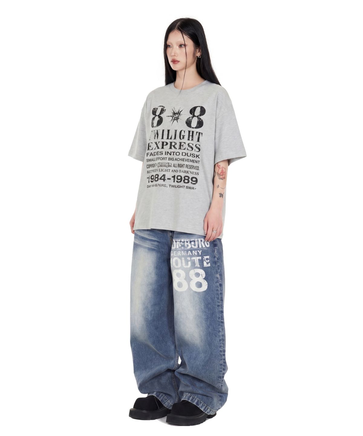 아이돈워너셀(IDWS) Novichi T-Shirt Gray
