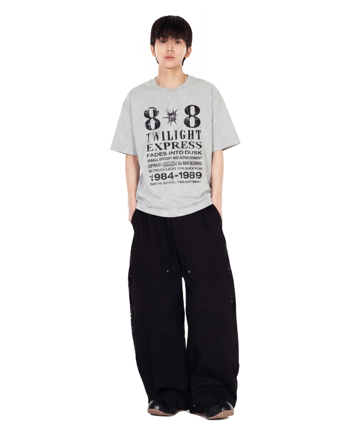 아이돈워너셀(IDWS) Novichi T-Shirt Gray