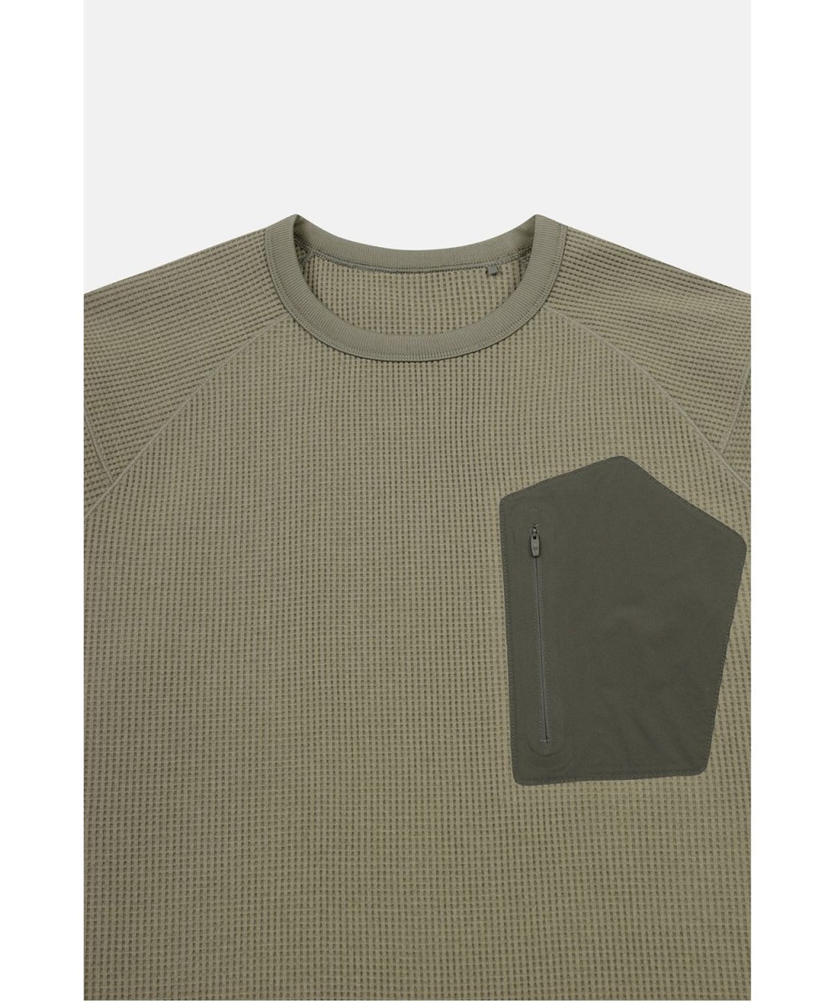 코오롱스포츠(KOLON SPORT) 남성 와플 라운드넥 반팔 티셔츠 (SET-UP) TLTCM26581GKH