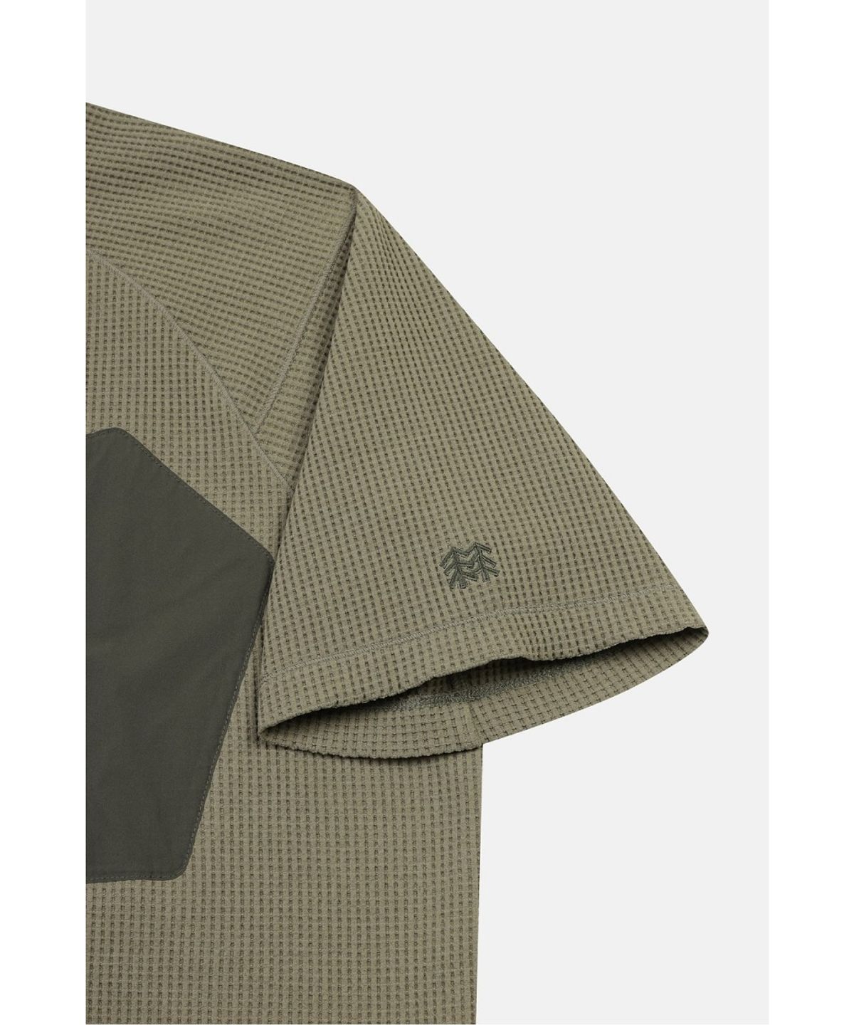 코오롱스포츠(KOLON SPORT) 남성 와플 라운드넥 반팔 티셔츠 (SET-UP) TLTCM26581GKH