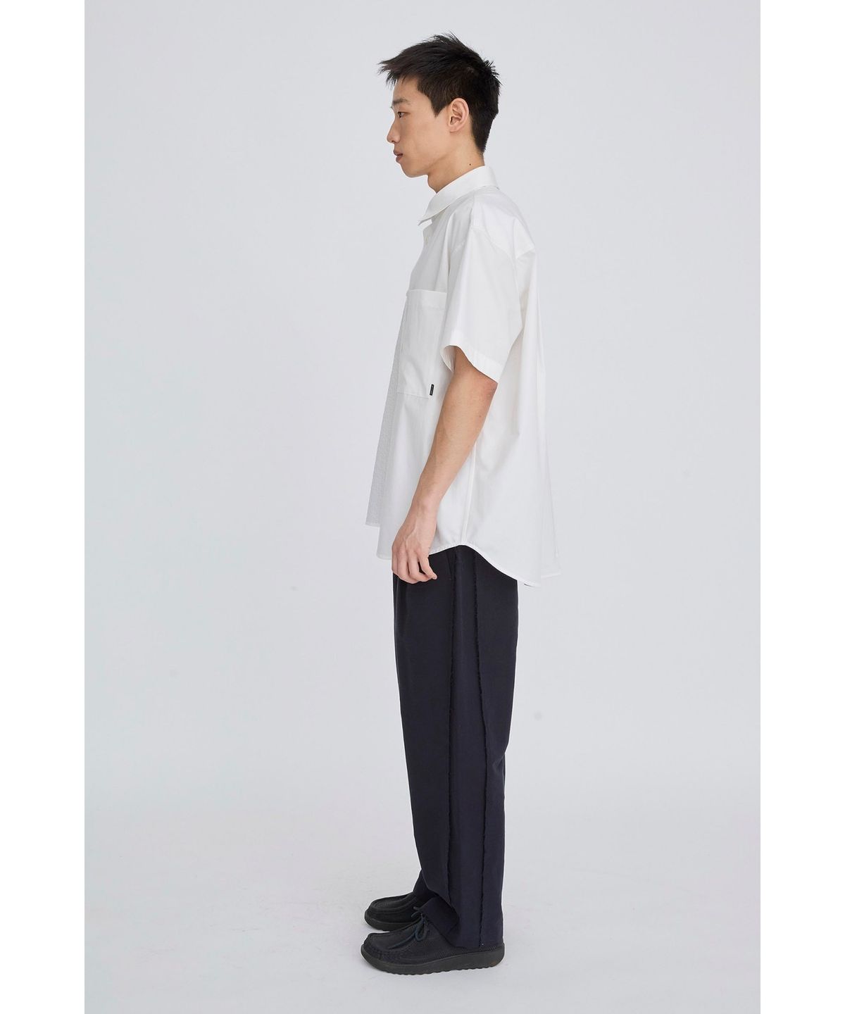 래코드(RECODE) Raw-Edged Linen Pants RKPAM26644NYX