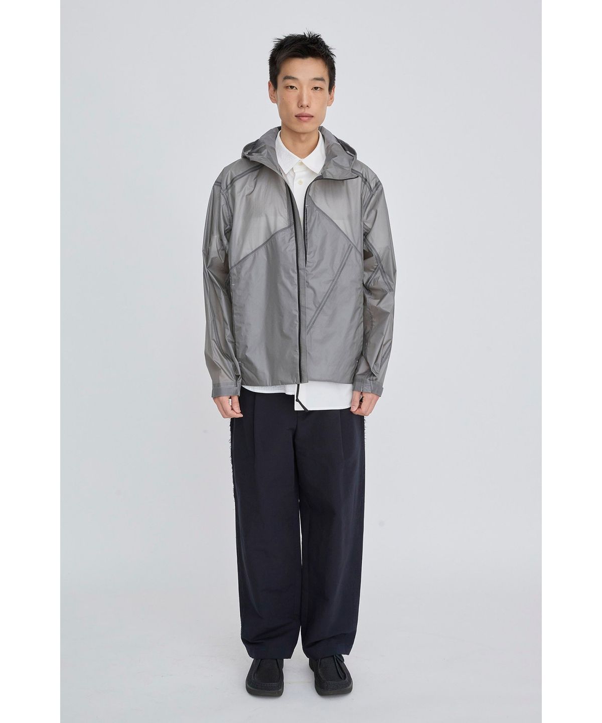 래코드(RECODE) Raw-Edged Linen Pants RKPAM26644NYX