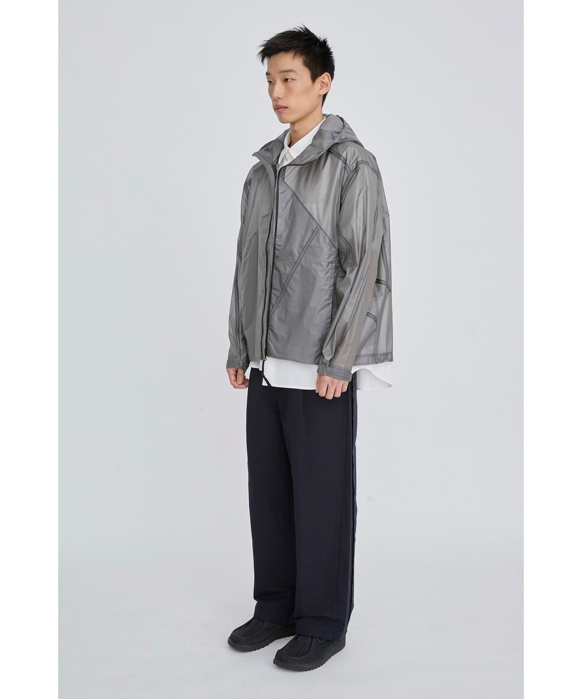 래코드(RECODE) Raw-Edged Linen Pants RKPAM26644NYX