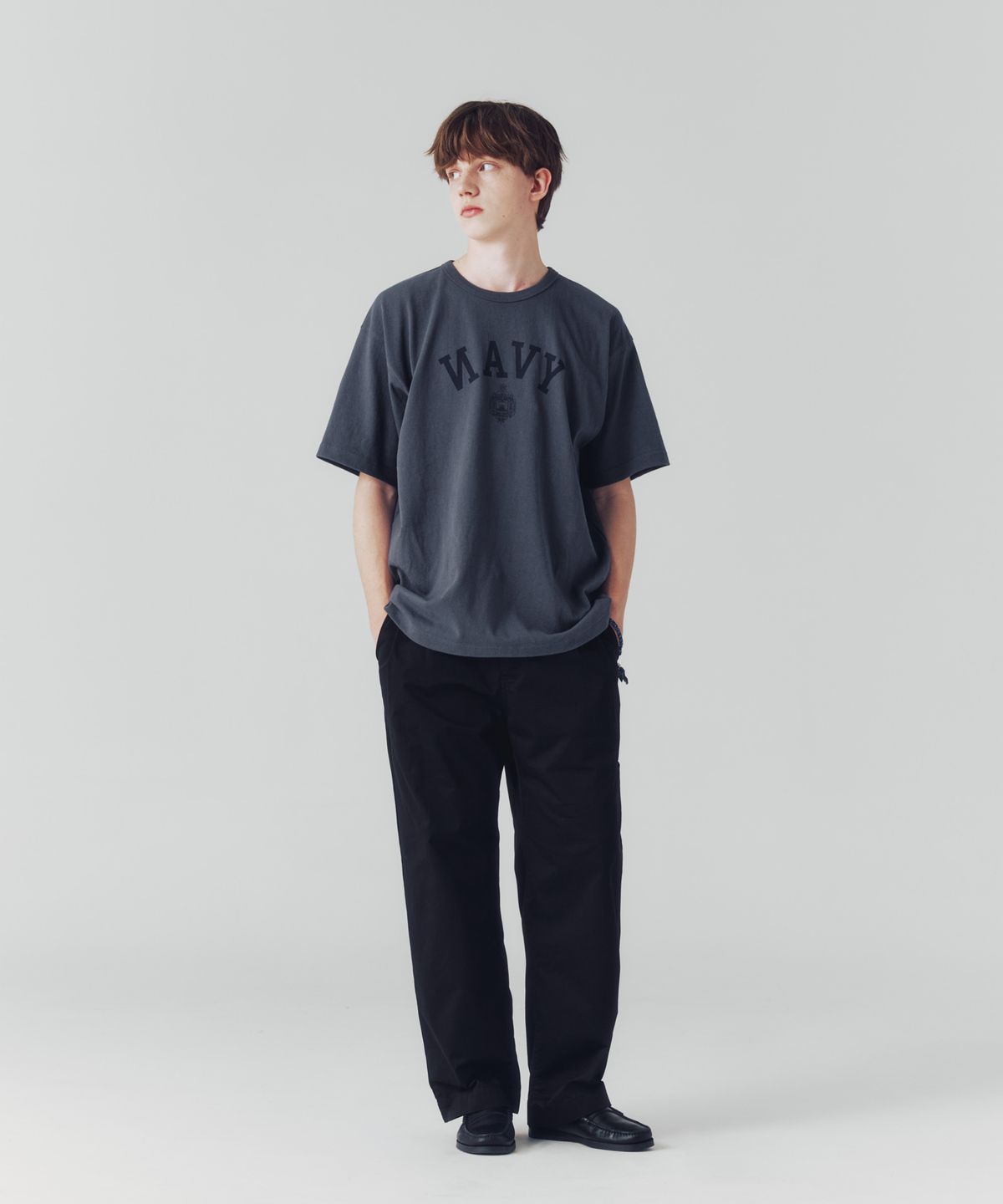에스피오나지(ESPIONAGE) NAVAL Academy Heavyweight Tee Slate