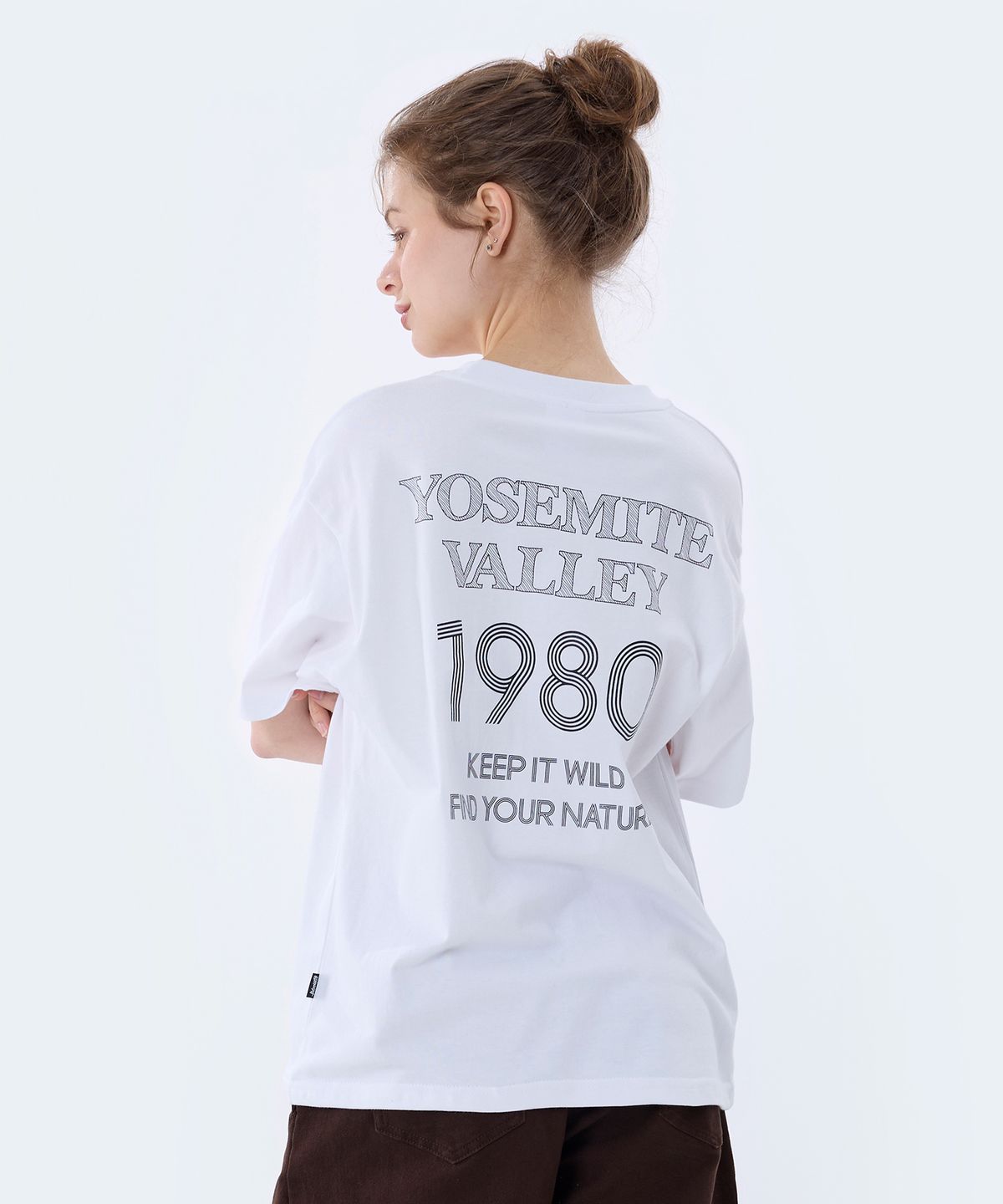 요세미티(YOSEMITE) 1980 Valley 반팔티 화이트(블랙) YT-3Y20