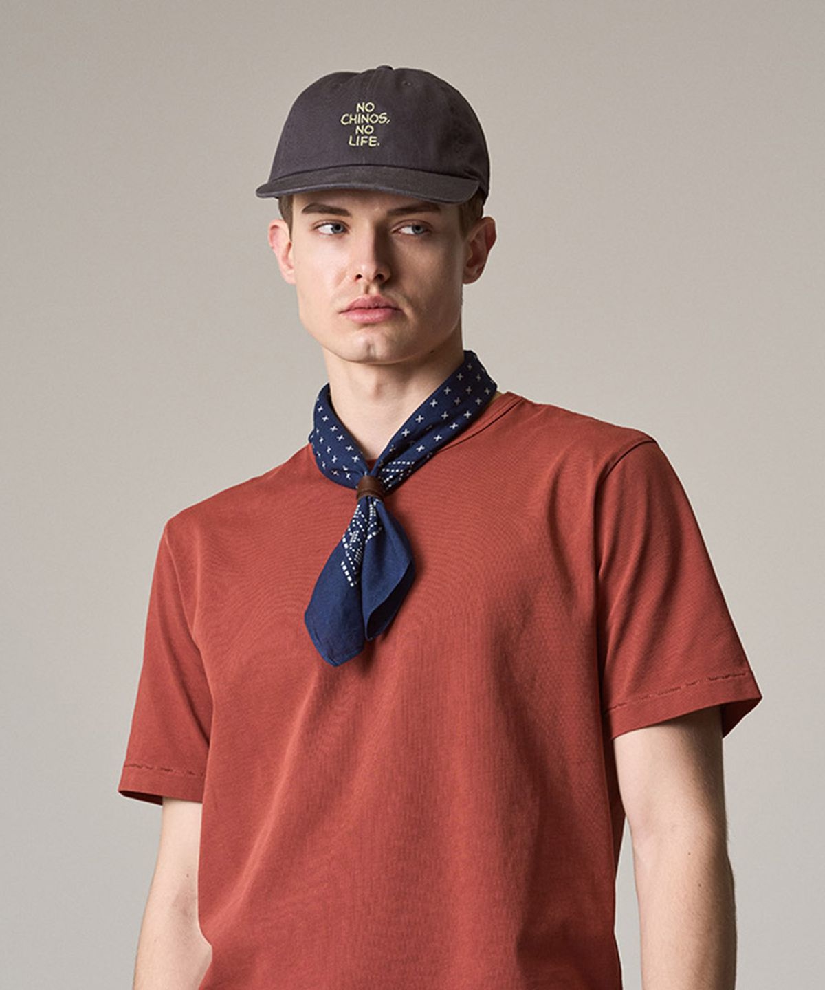라이즈앤빌로우(RISE&BELOW) NO CHINOS NO LIFE. 볼캡 GREY