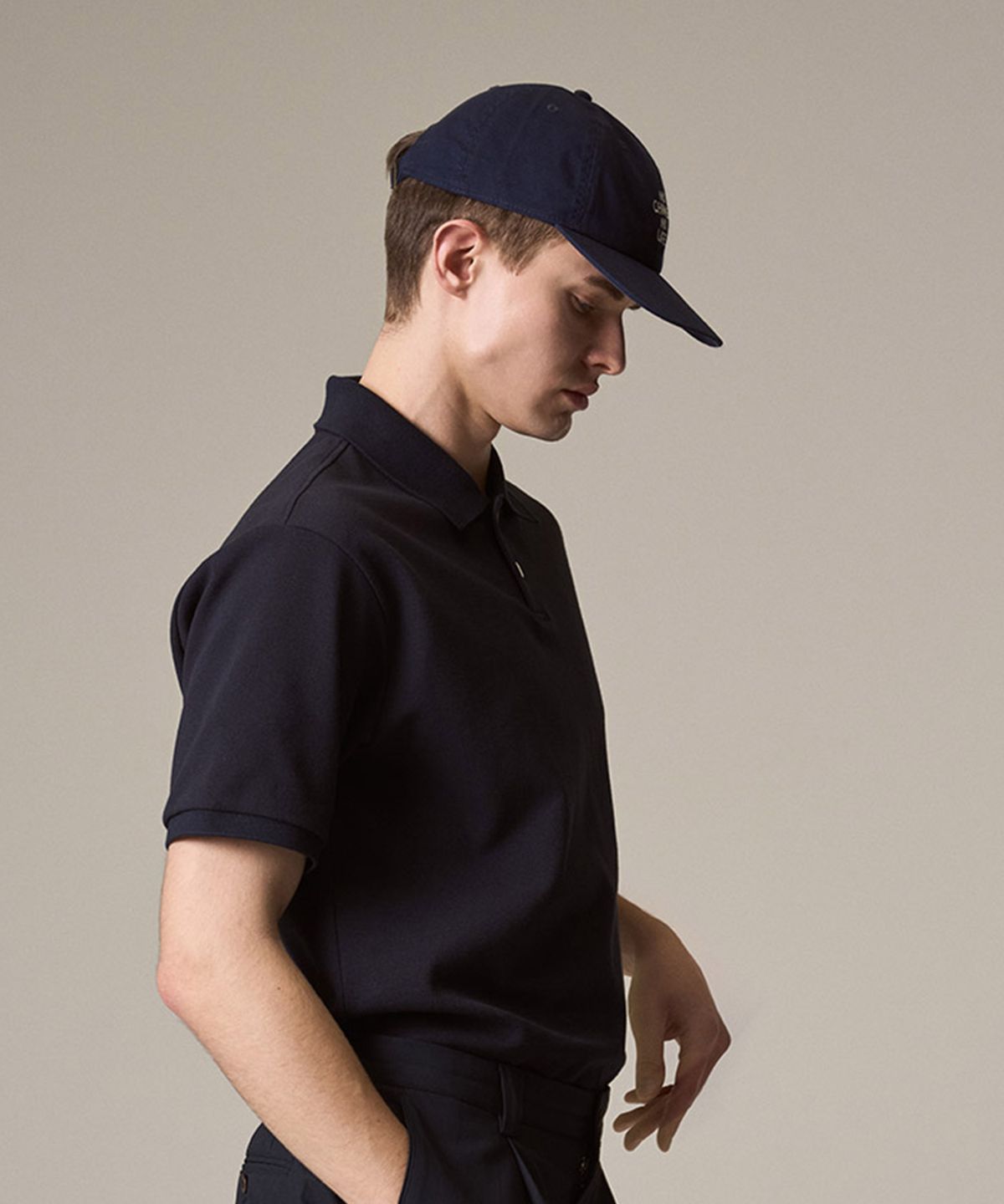 라이즈앤빌로우(RISE&BELOW) NO CHINOS NO LIFE. 볼캡 NAVY