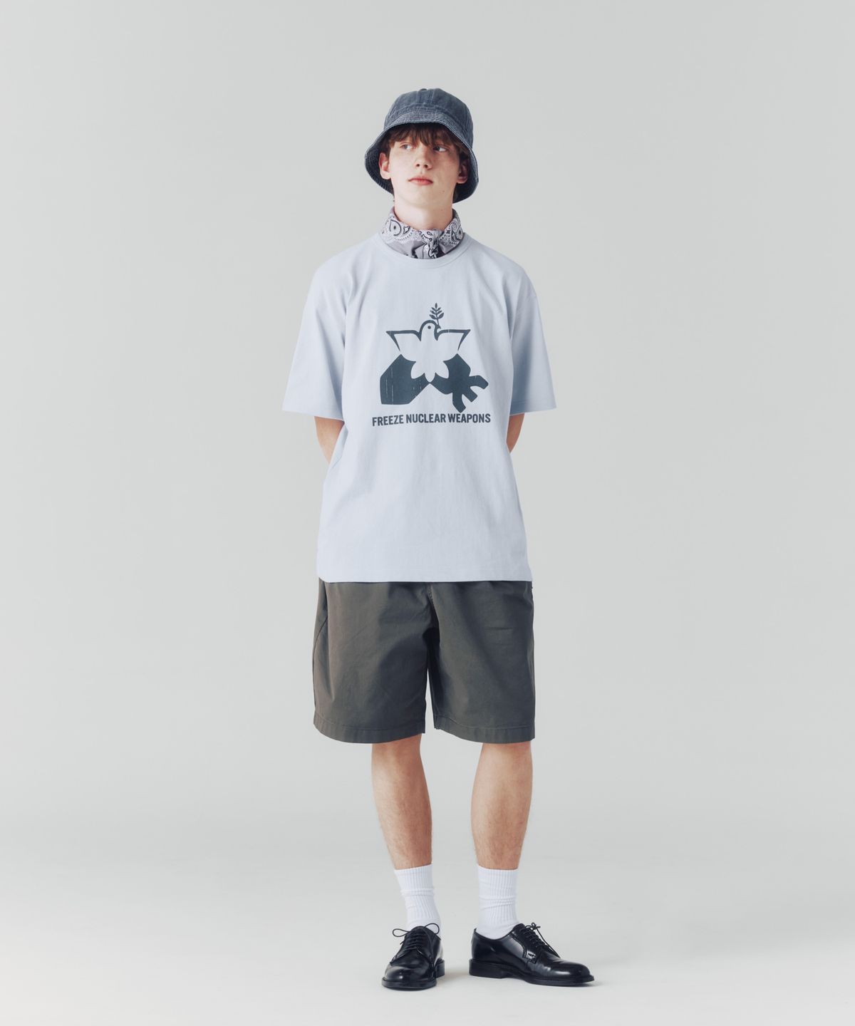 에스피오나지(ESPIONAGE) Freeze Nuclear Heavyweight Tee Ice Blue