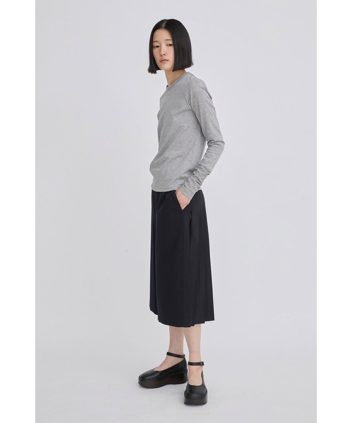 래코드(RECODE) Faux-Skirt Pants RQPAS26528NYX