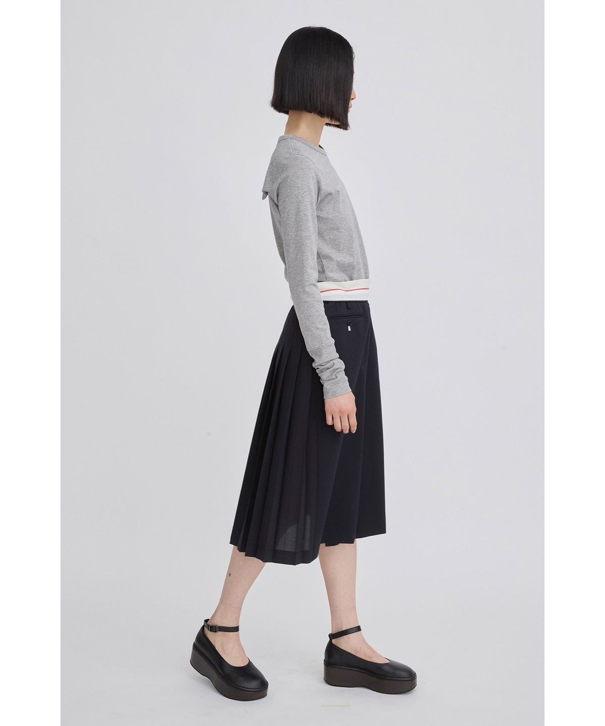 래코드(RECODE) Faux-Skirt Pants RQPAS26528NYX