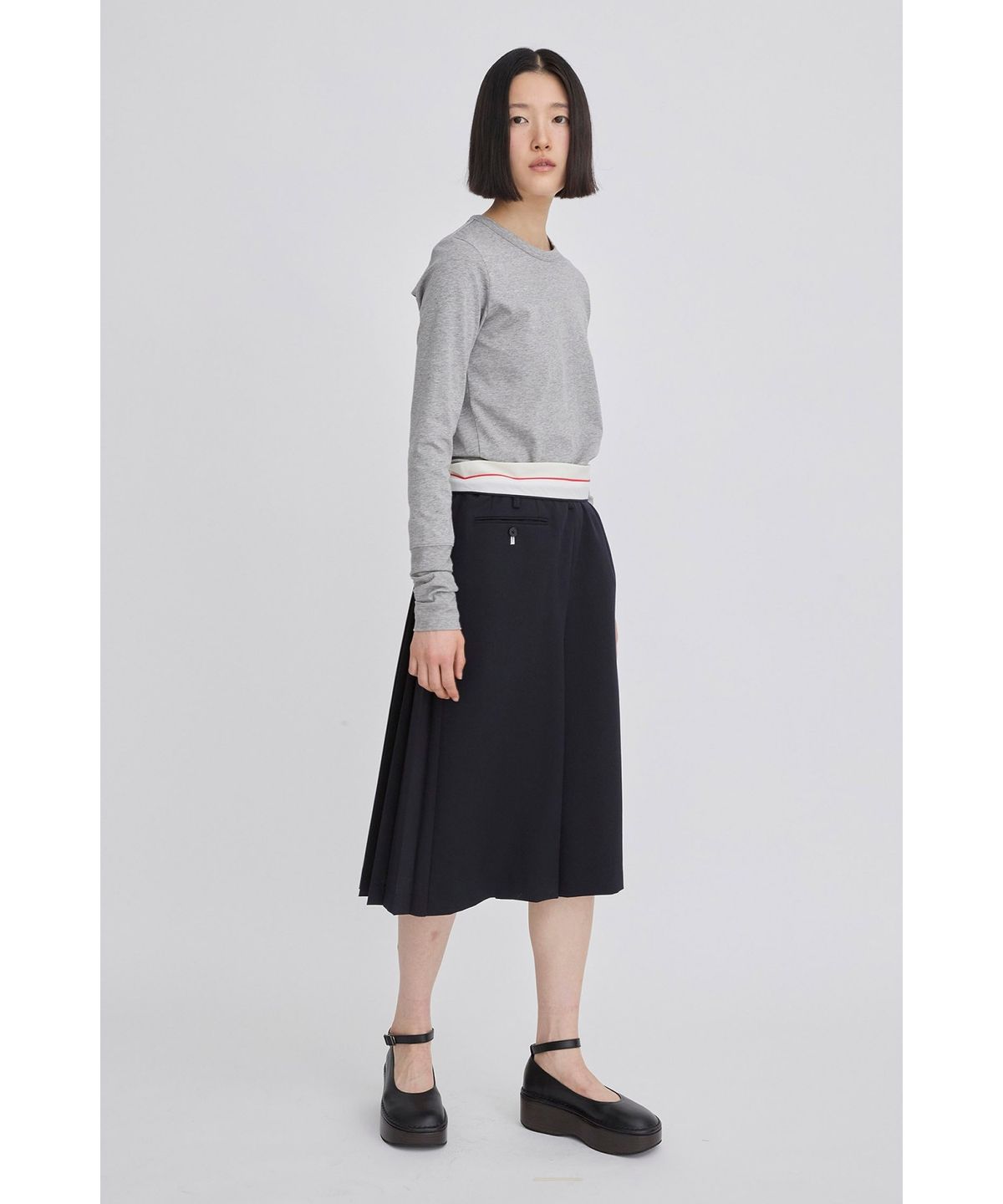 래코드(RECODE) Faux-Skirt Pants RQPAS26528NYX