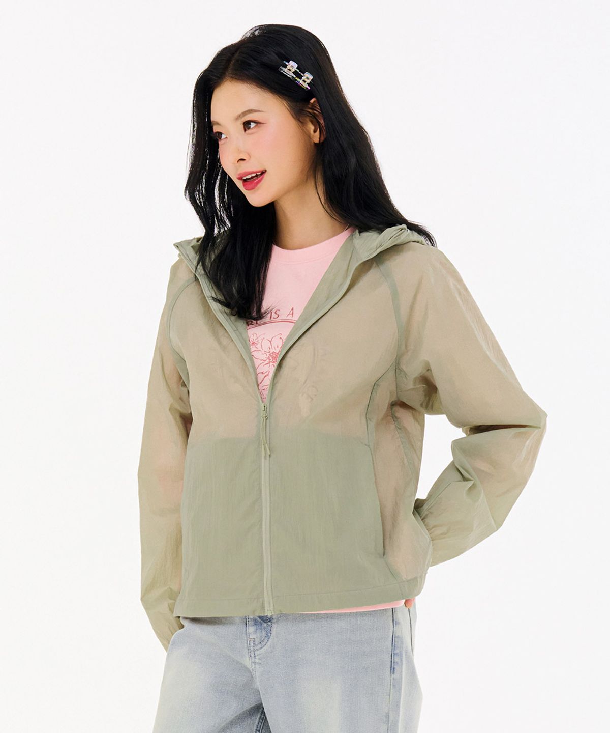 체이스컬트(CHASECULT) 남성 경량 후드 바람막이 점퍼-FBZU4101C0V