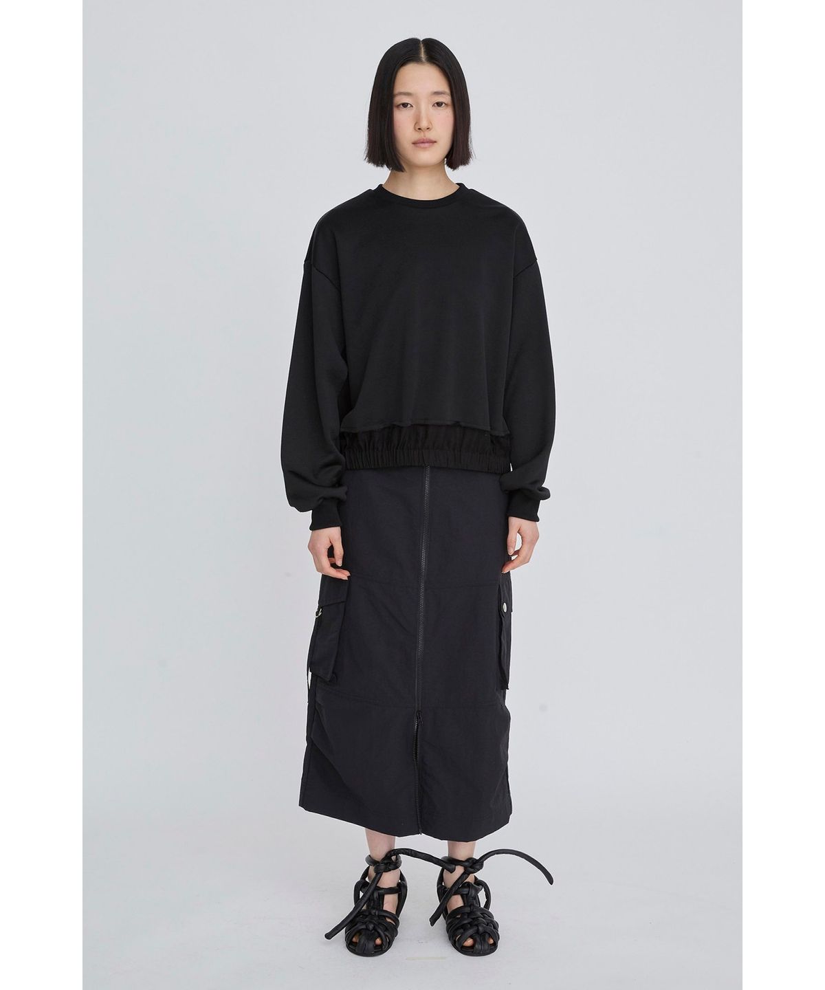 래코드(RECODE) Utility Pocket Cargo Skirt RQKAM26538BKX