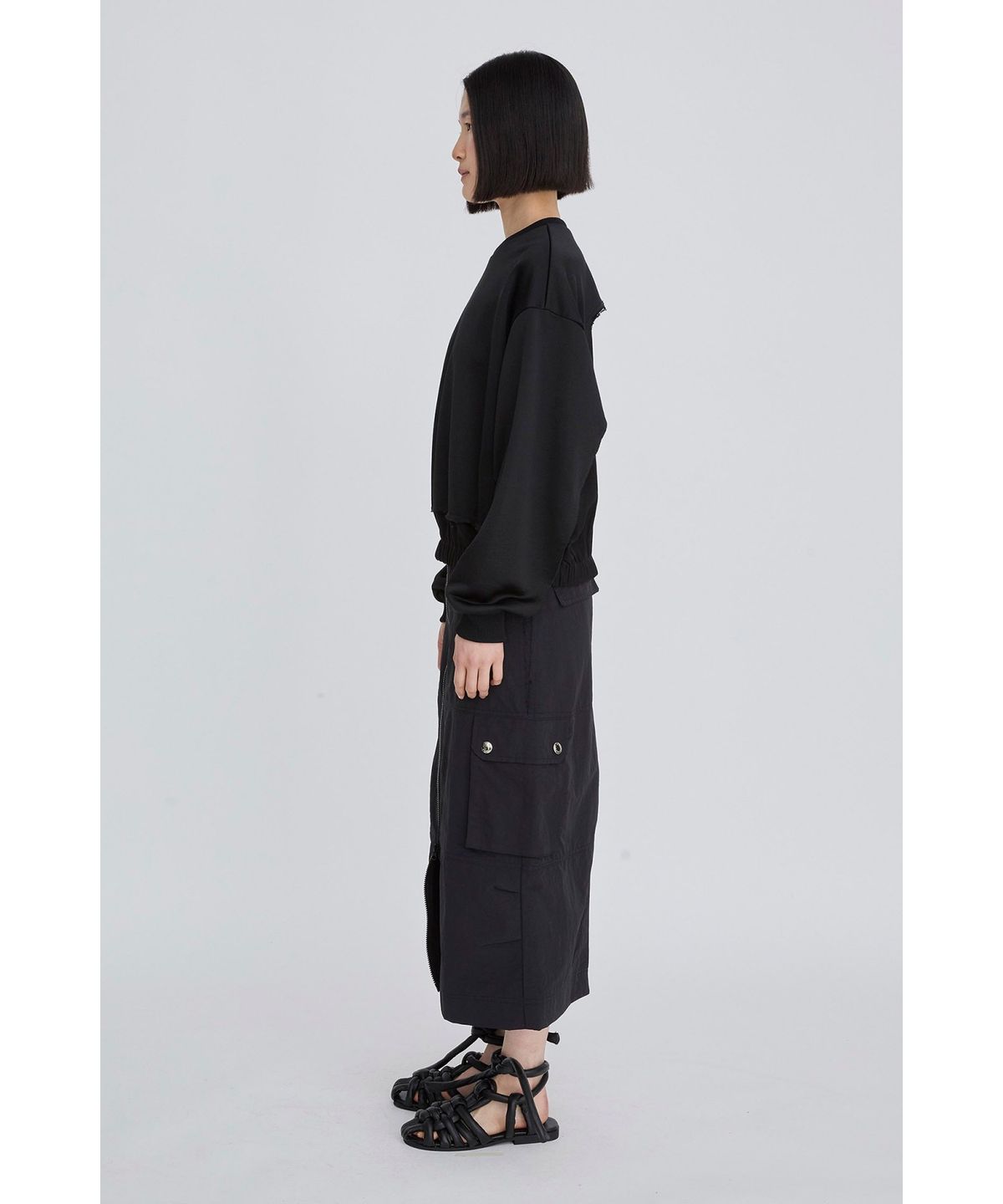 래코드(RECODE) Utility Pocket Cargo Skirt RQKAM26538BKX
