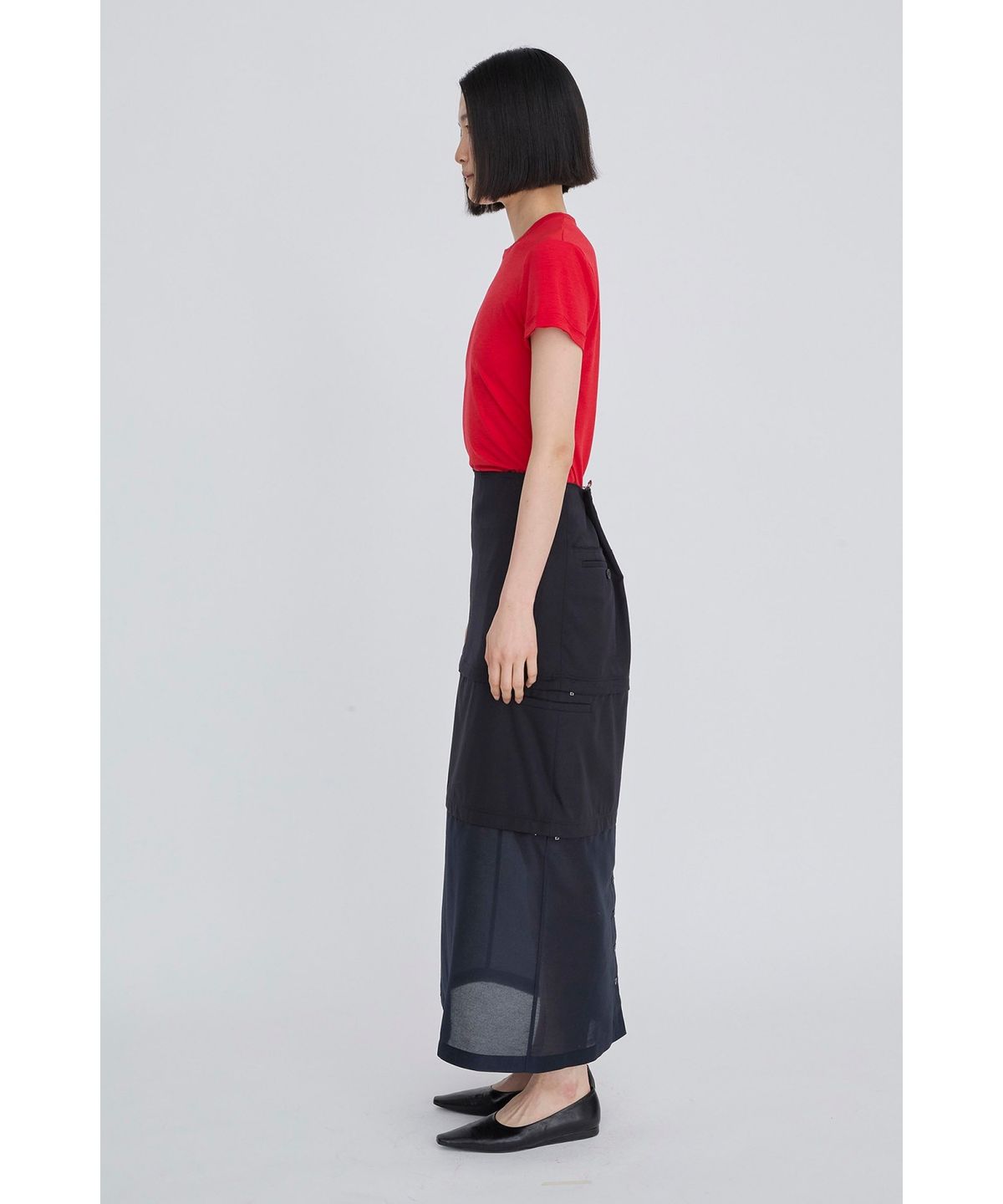 래코드(RECODE) Detachable Three-Way Skirt RQKAS26534NYX