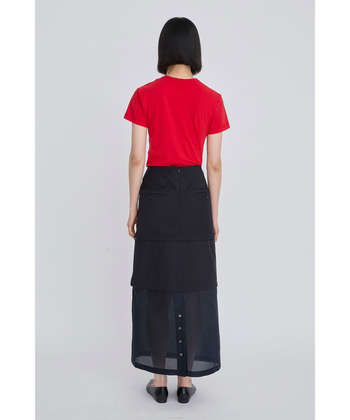 래코드(RECODE) Detachable Three-Way Skirt RQKAS26534NYX