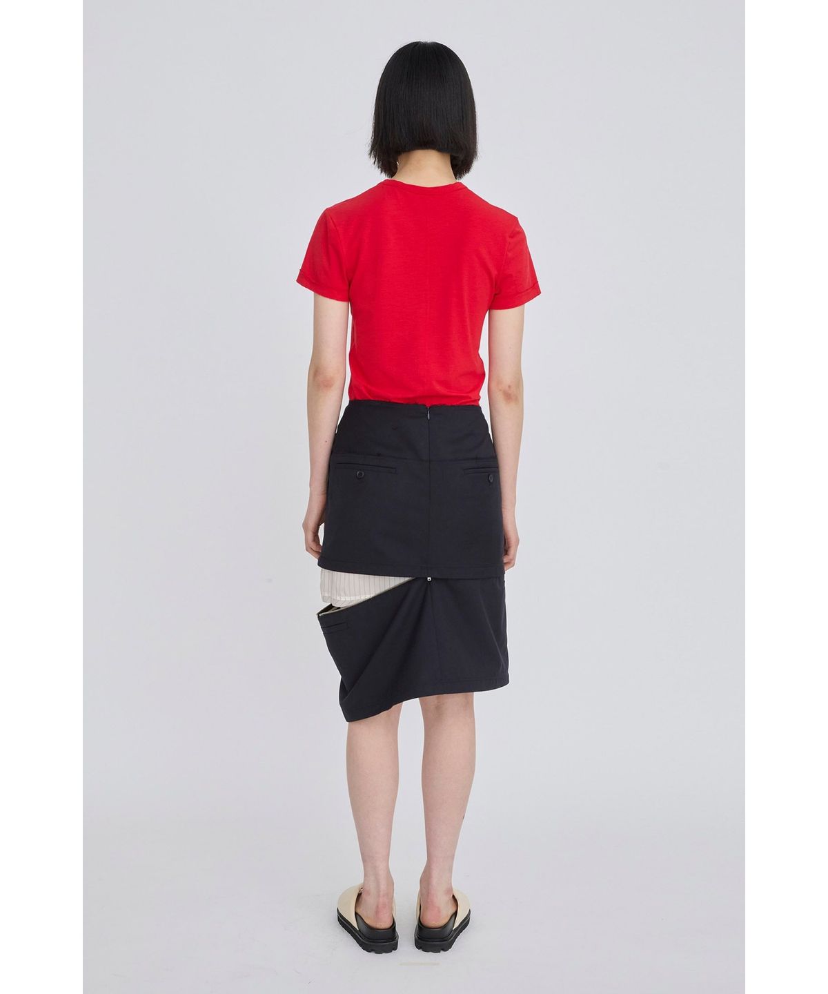 래코드(RECODE) Detachable Three-Way Skirt RQKAS26534NYX