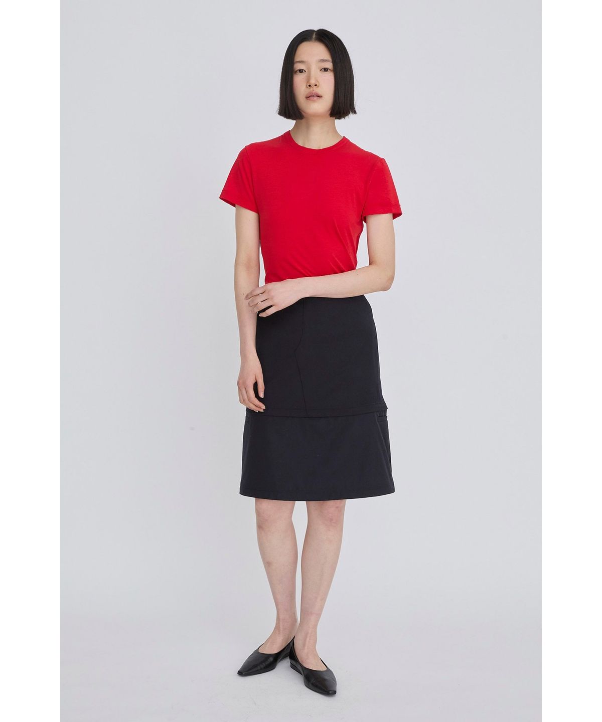 래코드(RECODE) Detachable Three-Way Skirt RQKAS26534NYX
