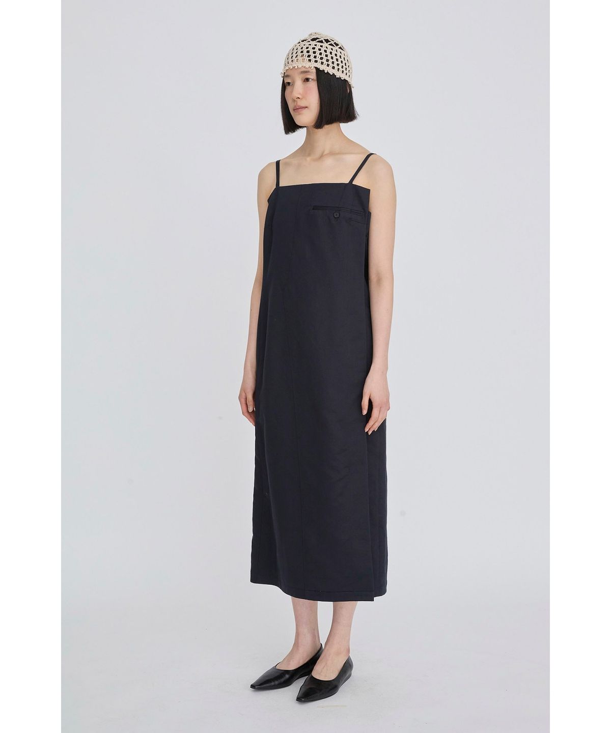 래코드(RECODE) Pocket Detail H-Line Dress RQDAS26543NYX