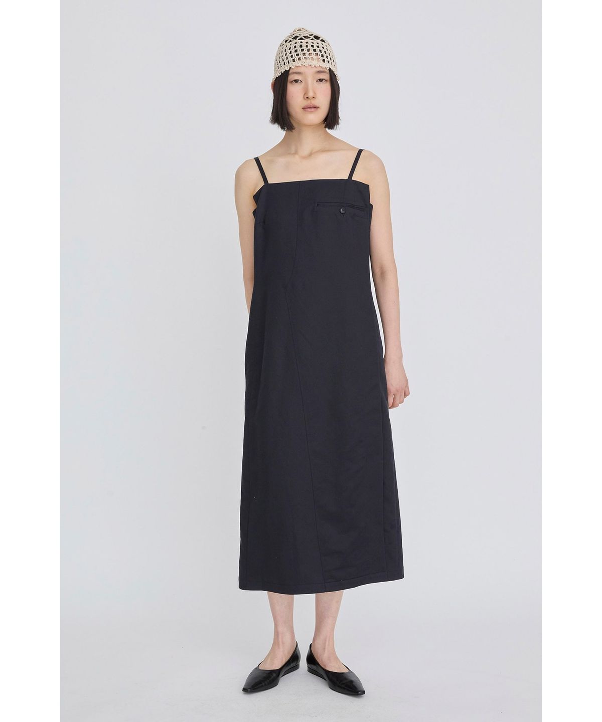 래코드(RECODE) Pocket Detail H-Line Dress RQDAS26543NYX