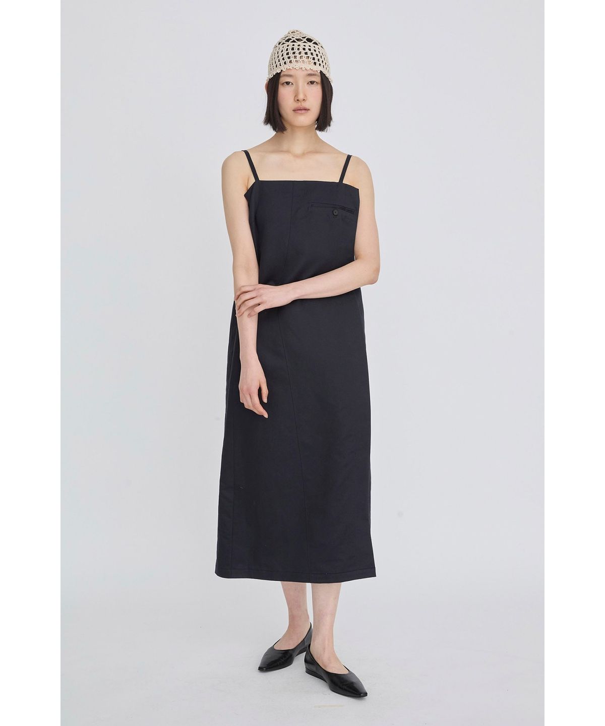 래코드(RECODE) Pocket Detail H-Line Dress RQDAS26543NYX