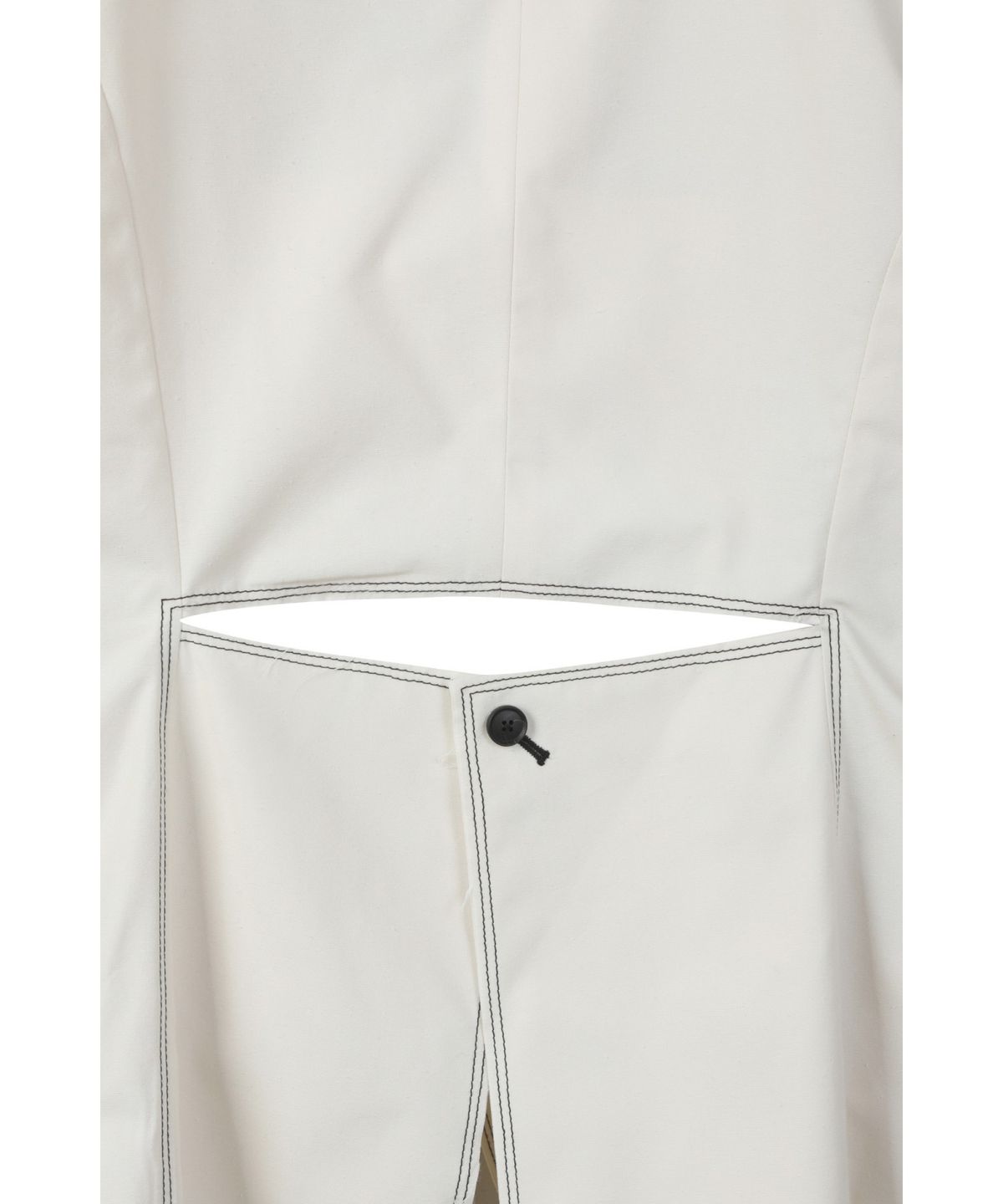 래코드(RECODE) Raw Cut Sleeveless Vest RQVAM24570IVX