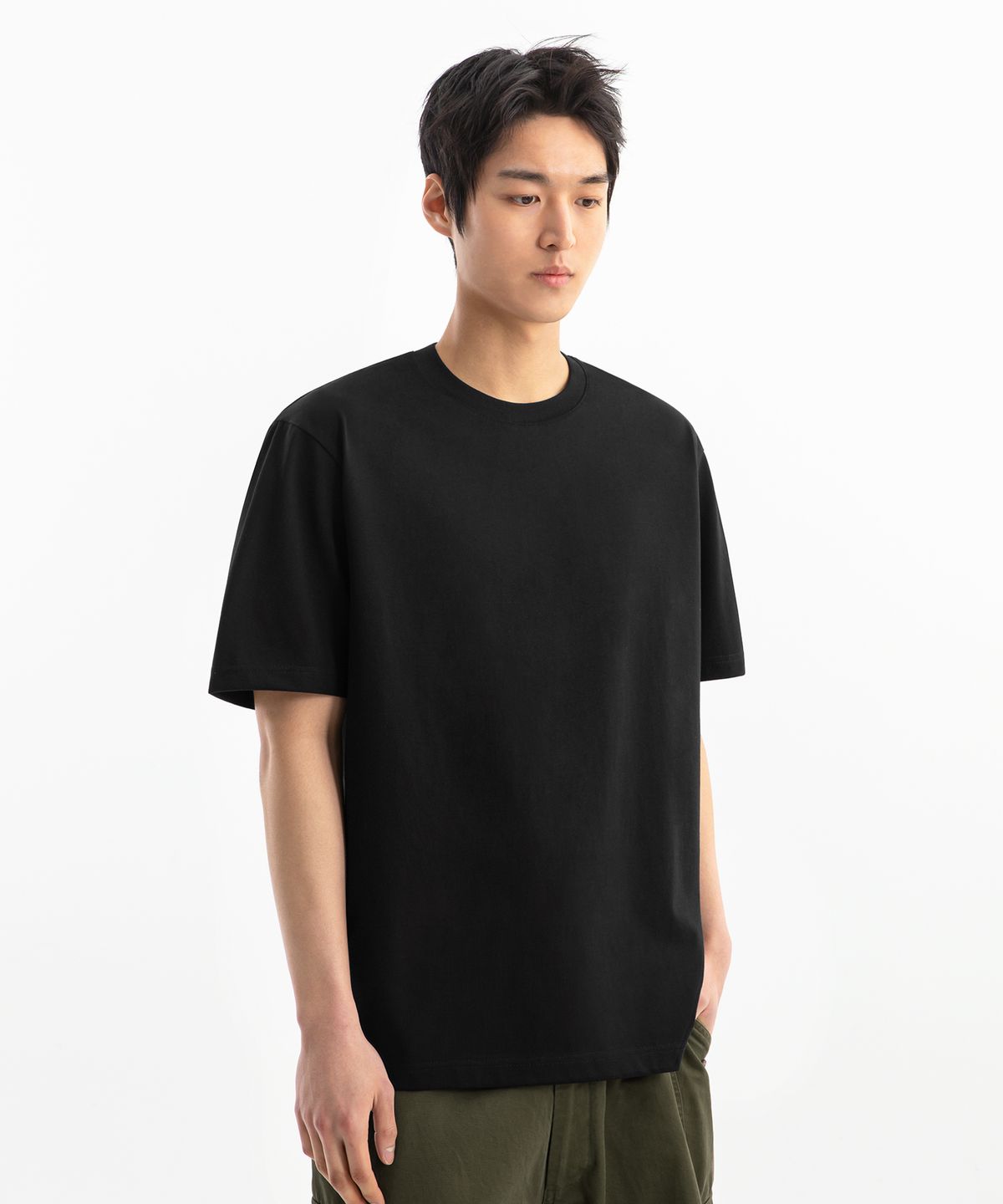 유니온스튜디오(UNIONSTUDIO) 로그 레이어드 반팔티 ( 3Color )