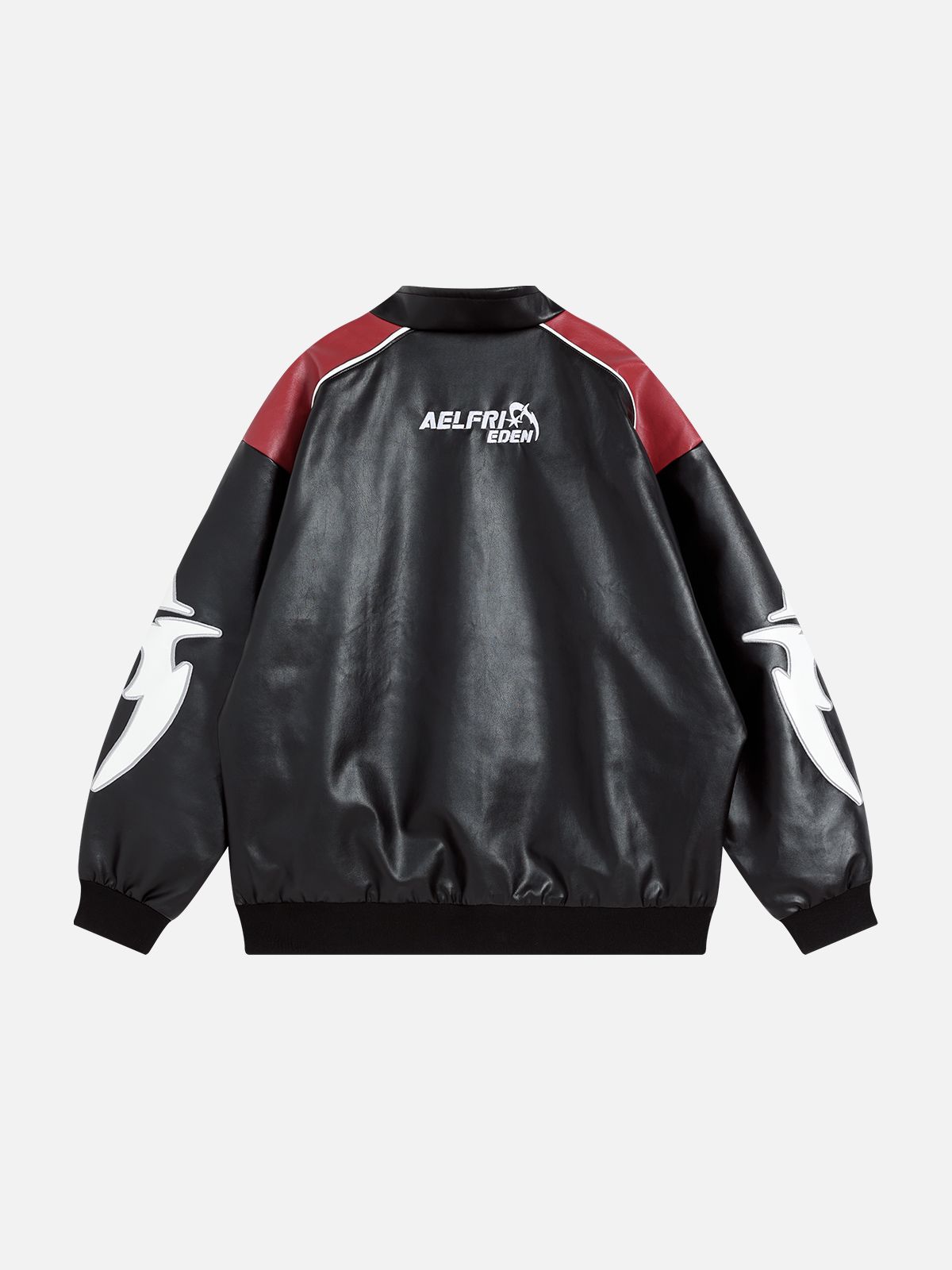 엘프릭 에덴(AELFRIC EDEN) Color Block Faux Leather Jacket 자켓 AE25COQ20312-01TBLK