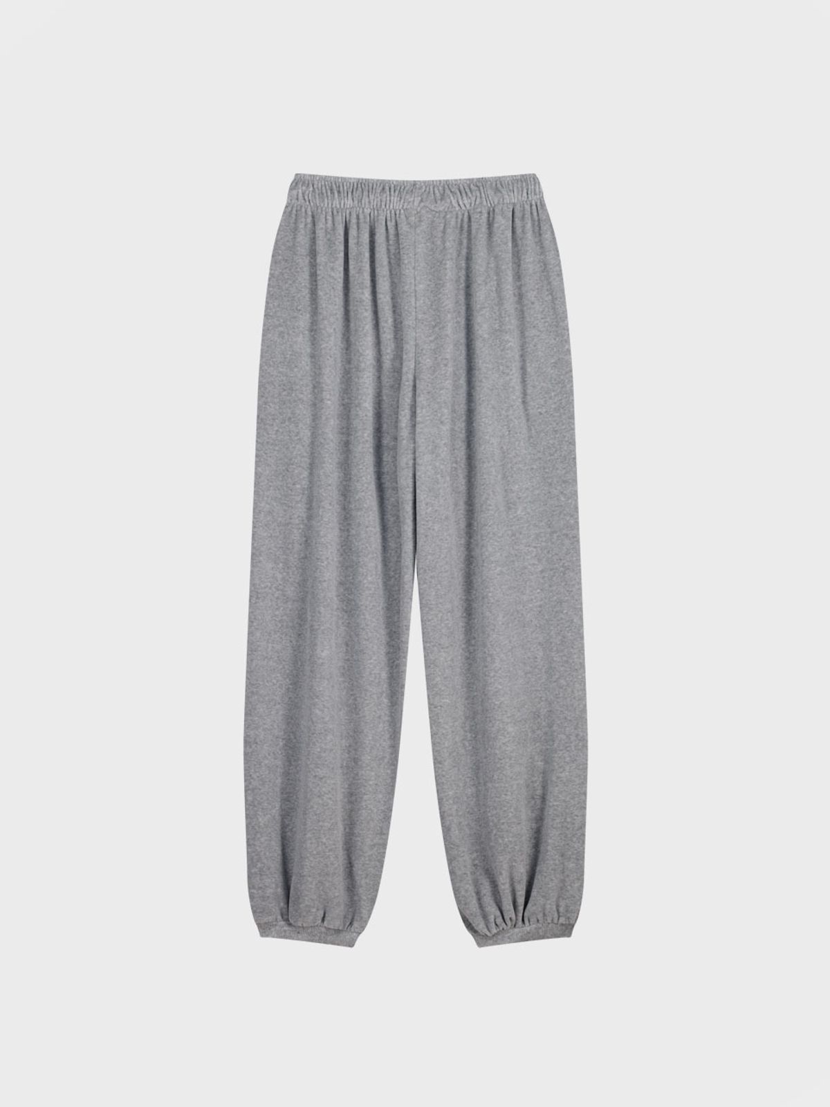 비수스(VISUS) Velvet Jogger Sweatpants_Mealange