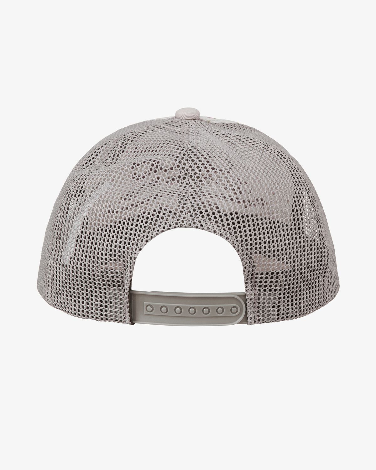 에이이에이이(AEAE) WEB LOGO FLOWER MESH CAP [WHITE/BEIGE]