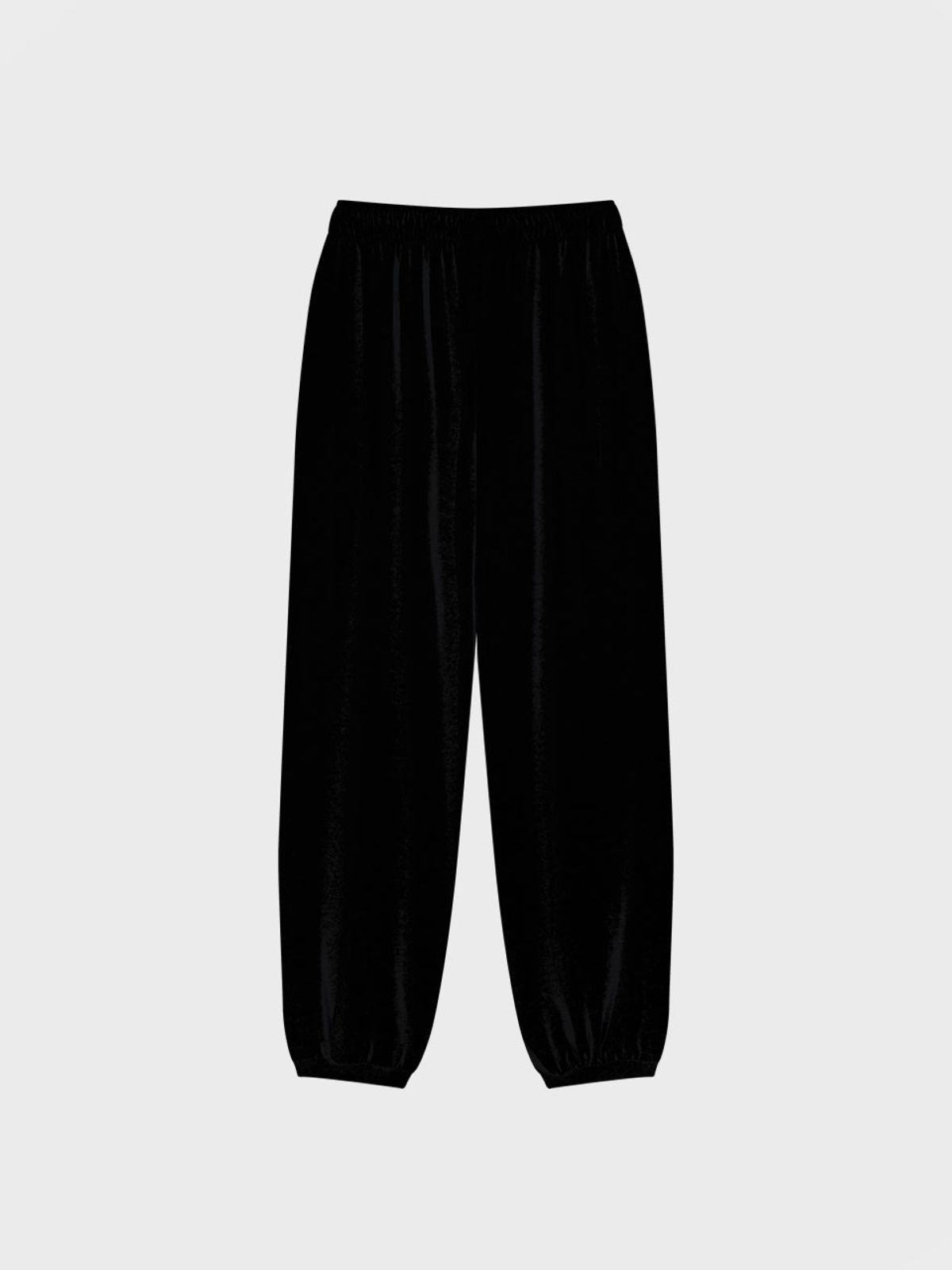 비수스(VISUS) Velvet Jogger Sweatpants_Black