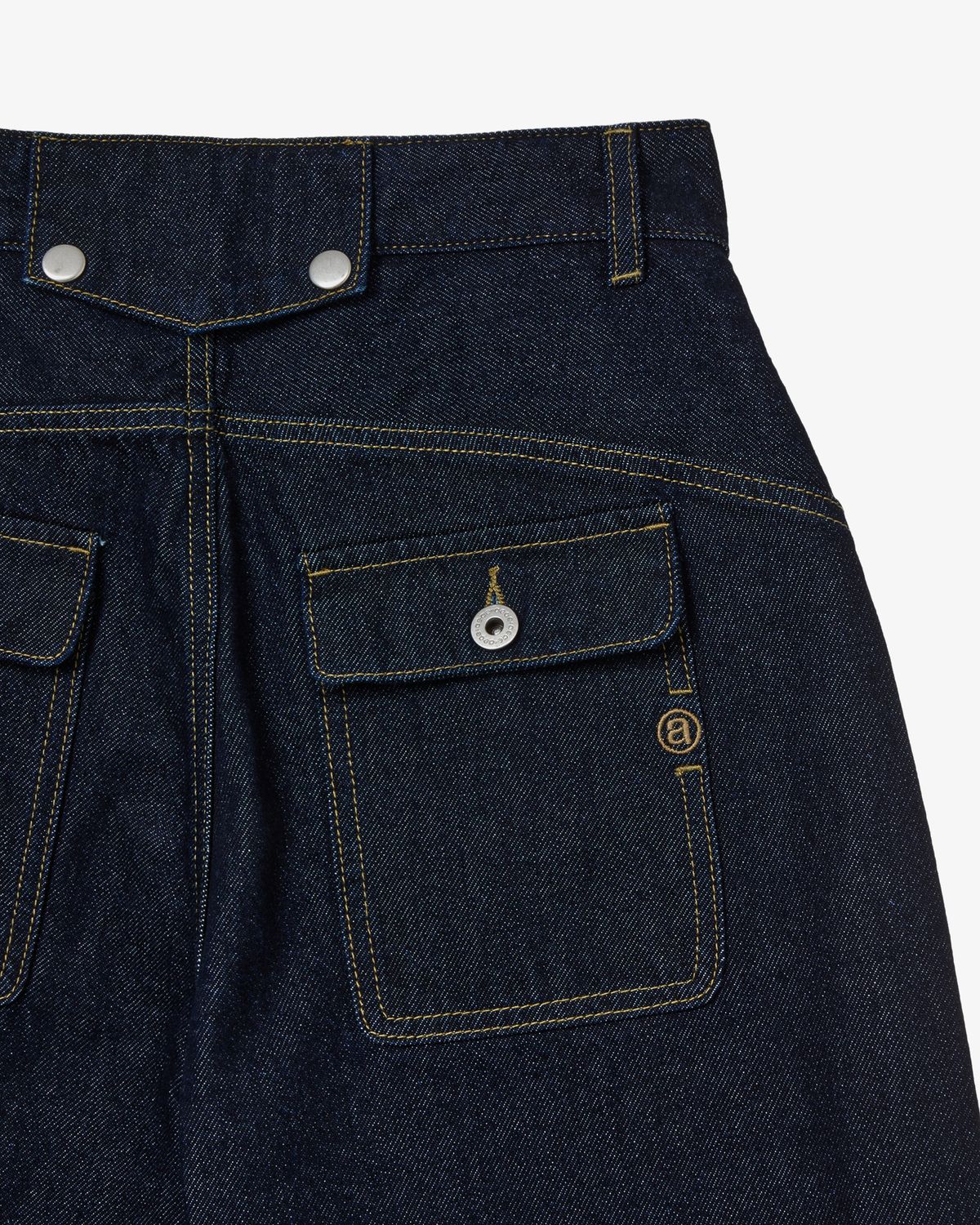 에이이에이이(AEAE) CURVE DENIM PANTS [INDIGO]