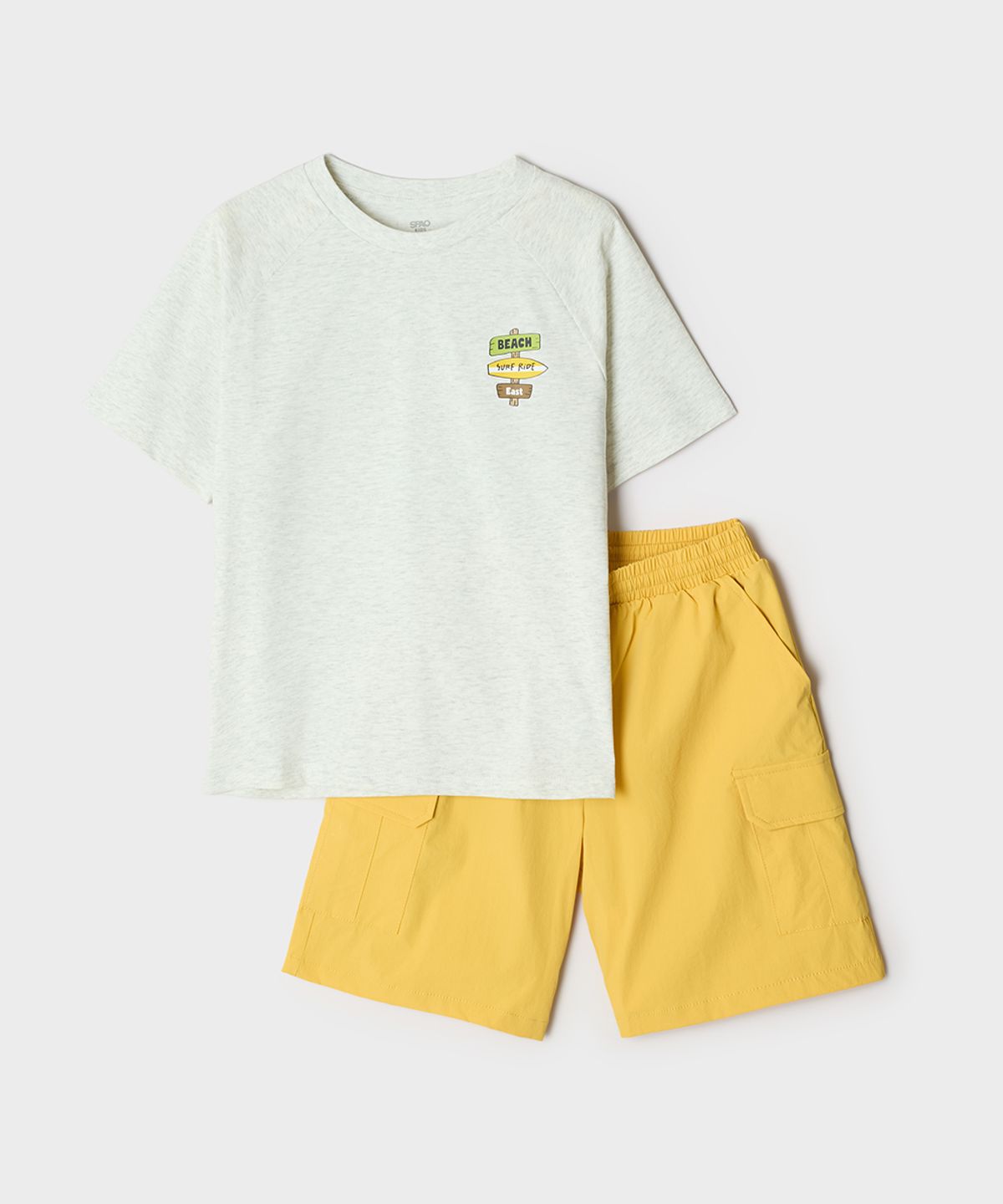 스파오 키즈(SPAO KIDS) [키즈][COOL] 썸머 비치 상하세트_SPSMG37KU2