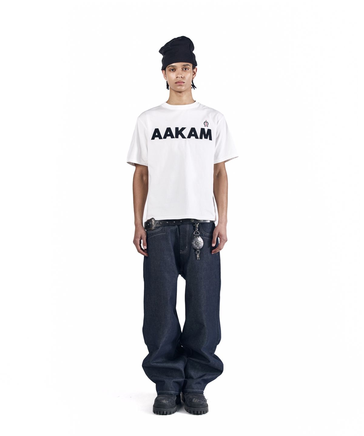 아캄(AAKAM) AKM Horse Half Top (White)