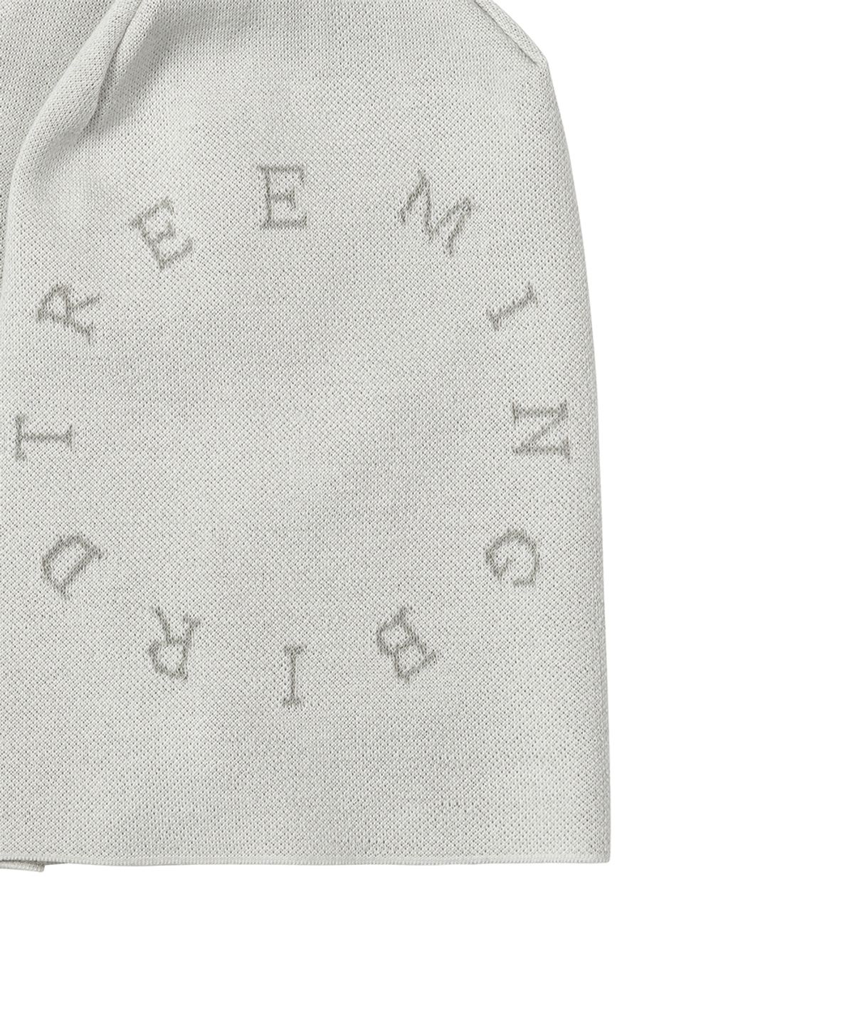 트리밍버드(TREEMINGBIRD) Circle Logo Beanie [ Light Gray ]