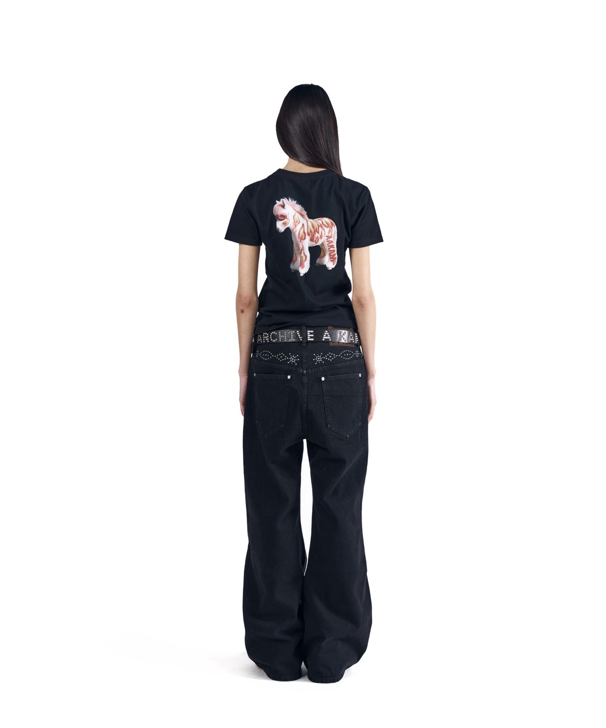 아캄(AAKAM) AKM Horse Half Top (Black)