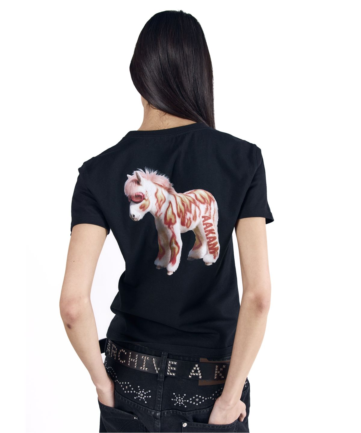아캄(AAKAM) AKM Horse Half Top (Black)