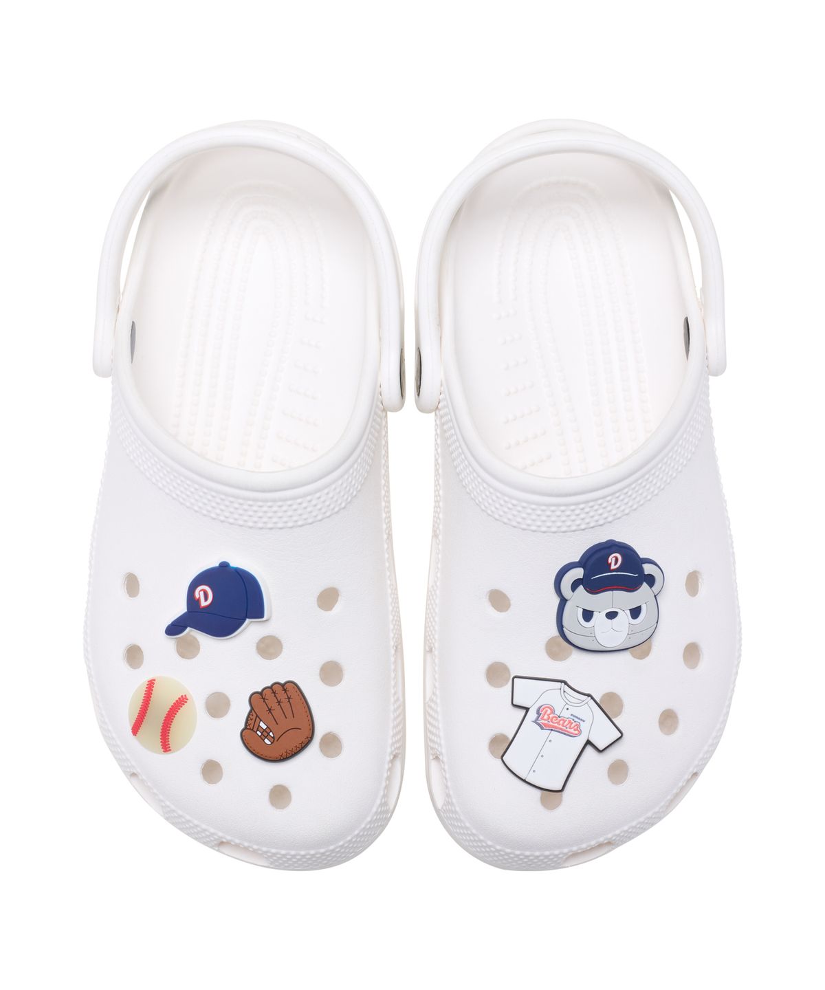 크록스(CROCS) KBO 두산 베어스 지비츠™ 참 5개 세트​ / 10019721