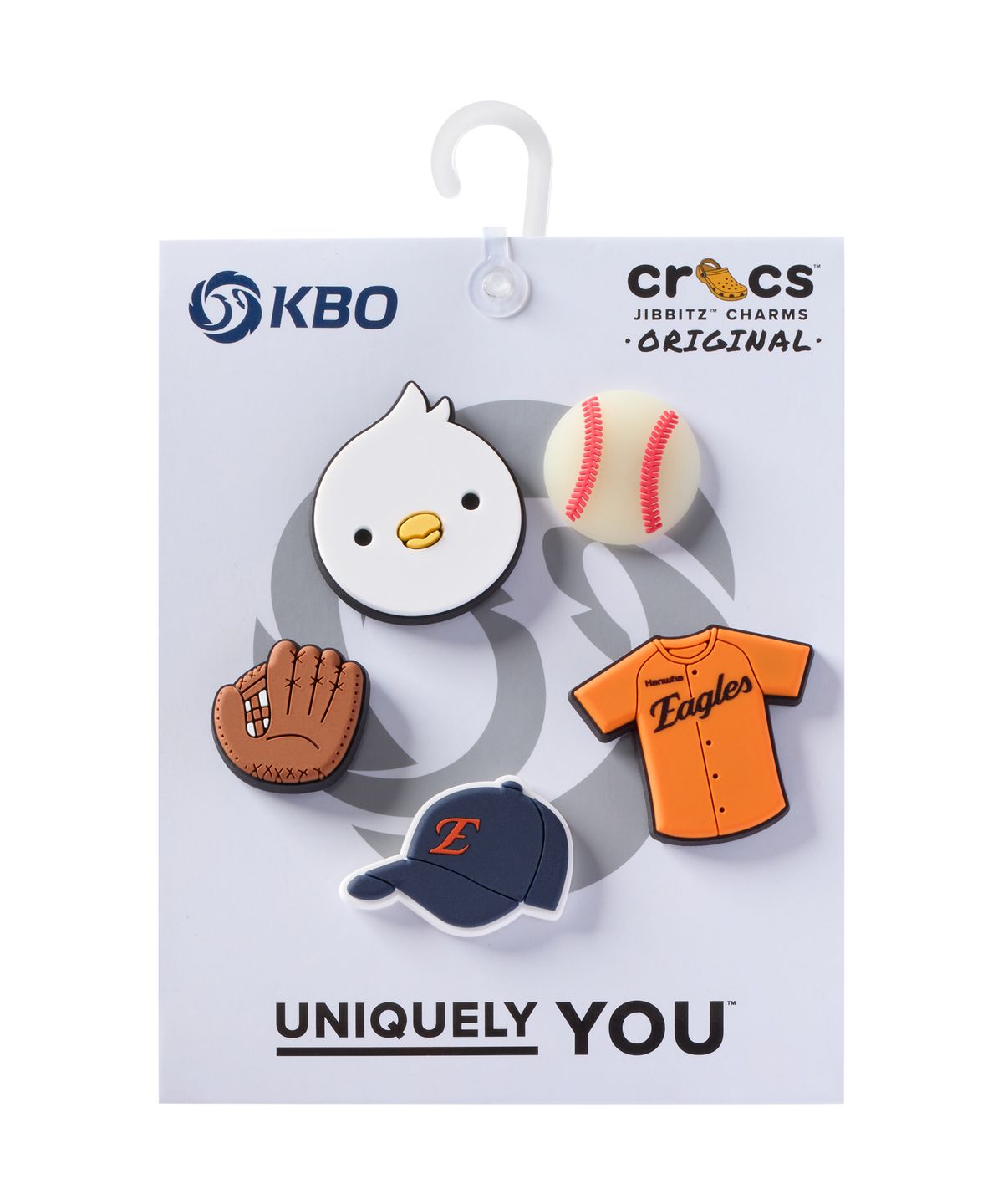 크록스(CROCS) KBO 한화 이글스 지비츠™ 참 5개 세트​ / 10019722