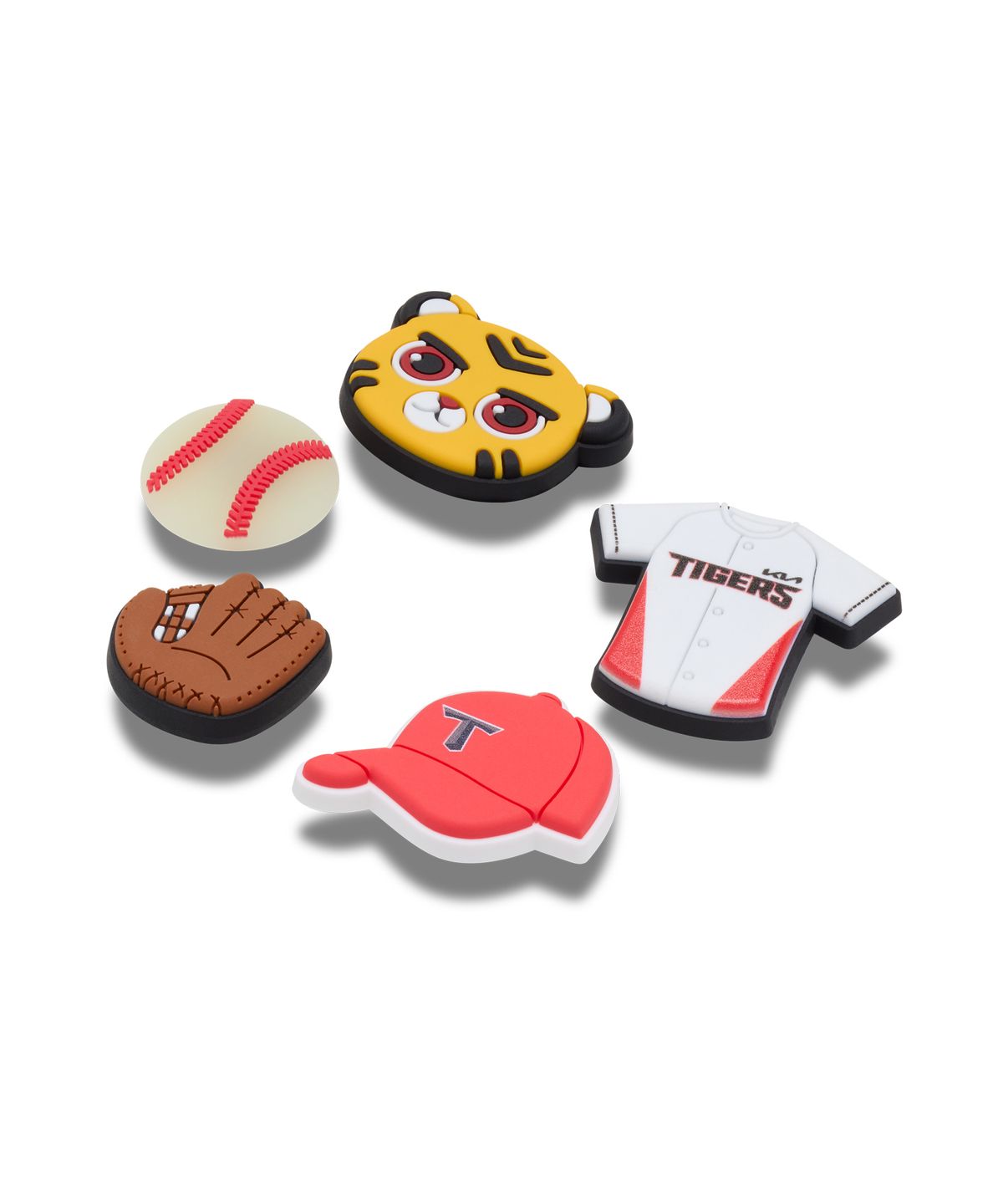 크록스(CROCS) KBO KIA 타이거즈​ 지비츠™ 참 5개 세트​ / 10019723