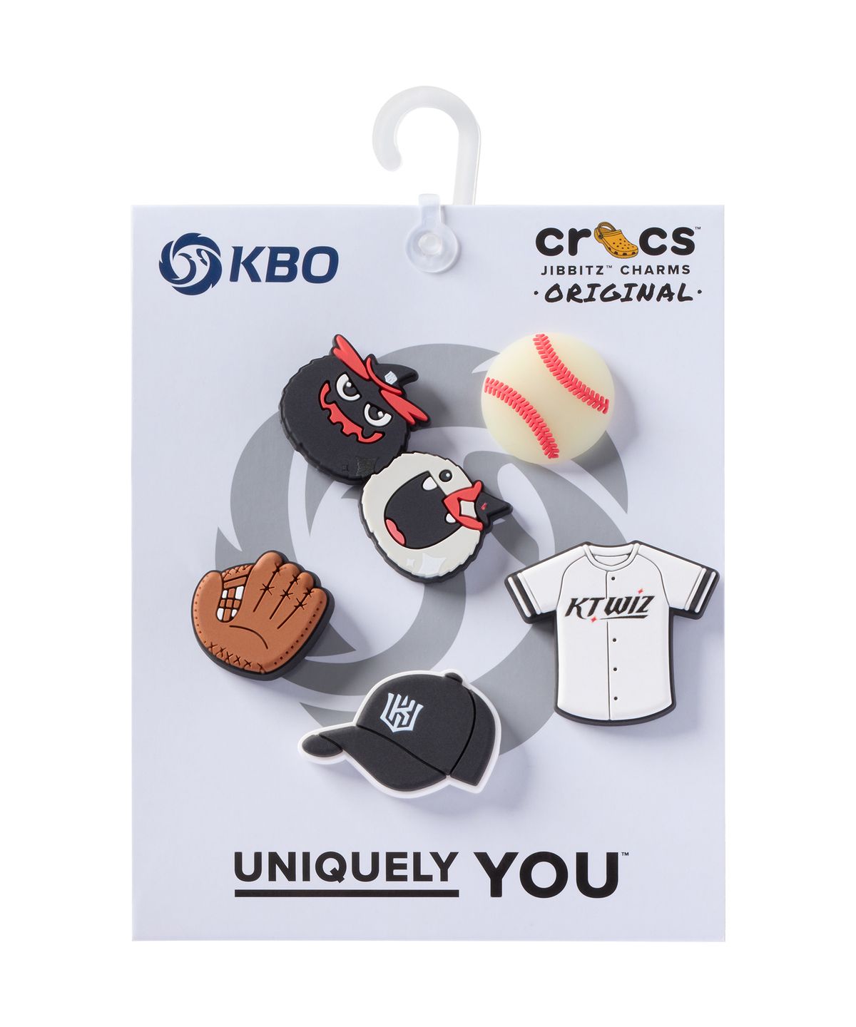 크록스(CROCS) KBO KT 위즈 지비츠™ 참 5개 세트​ / 10019725