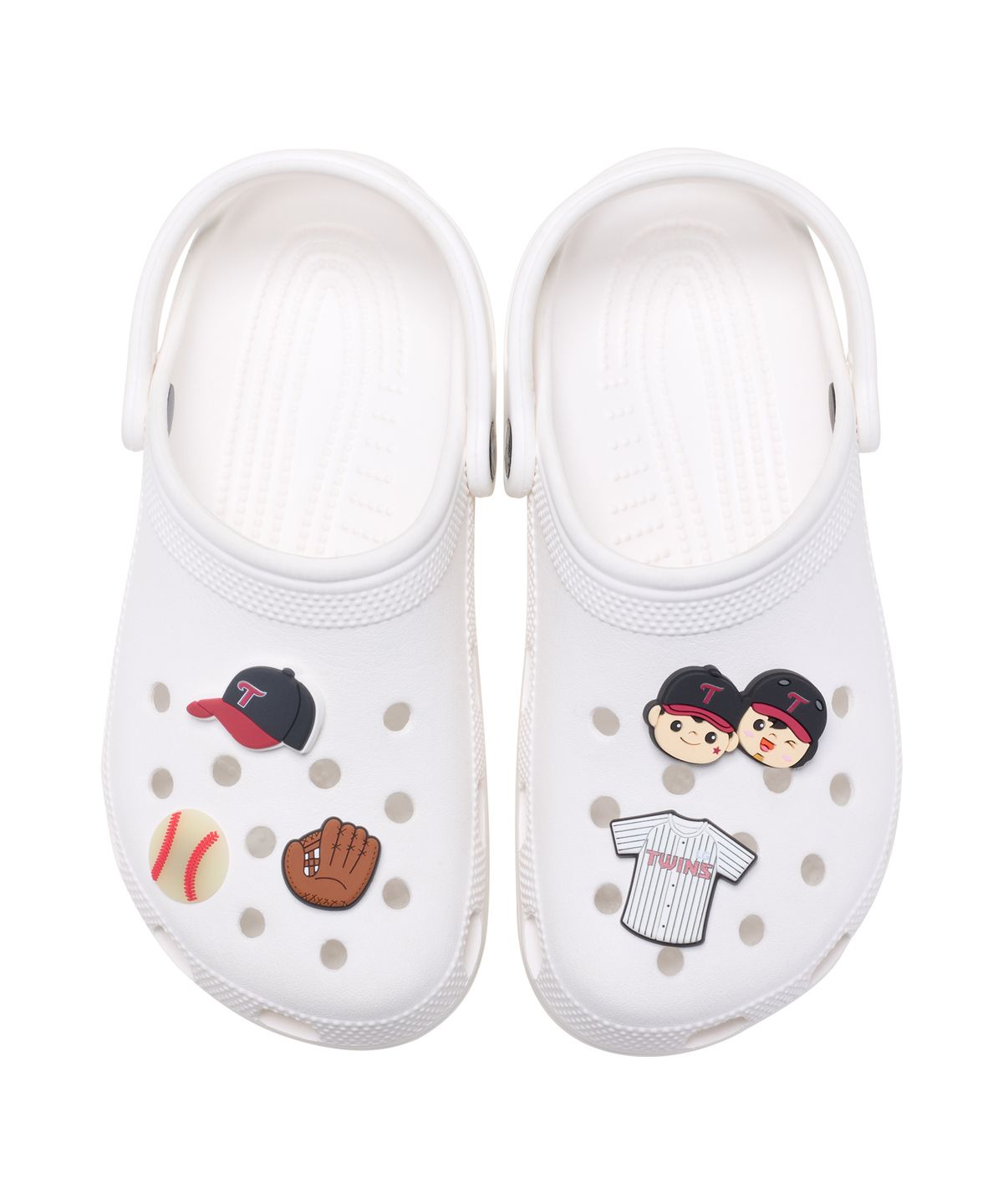 크록스(CROCS) KBO LG 트윈스 지비츠™ 참 5개 세트​ / 10019726
