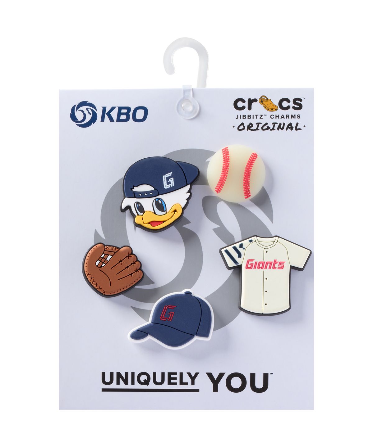 크록스(CROCS) KBO 롯데 자이언츠 지비츠™ 참 5개 세트​ / 10019727