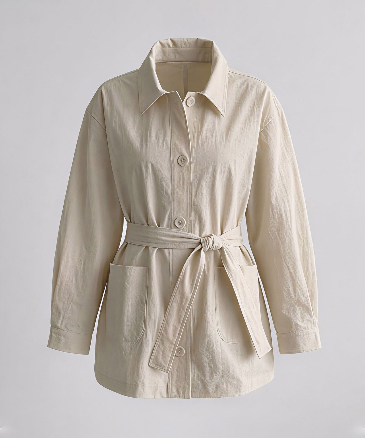 바스카라(VASCARA) Belted half jacket (2colors)