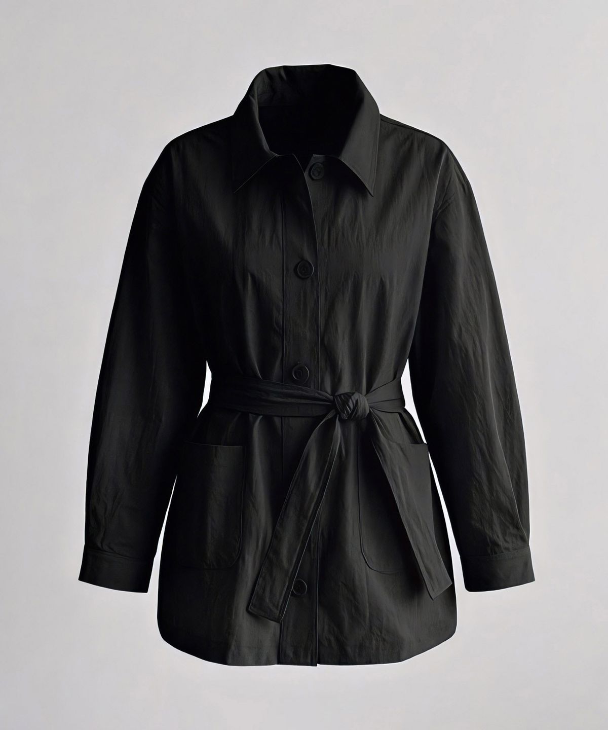 바스카라(VASCARA) Belted half jacket (2colors)