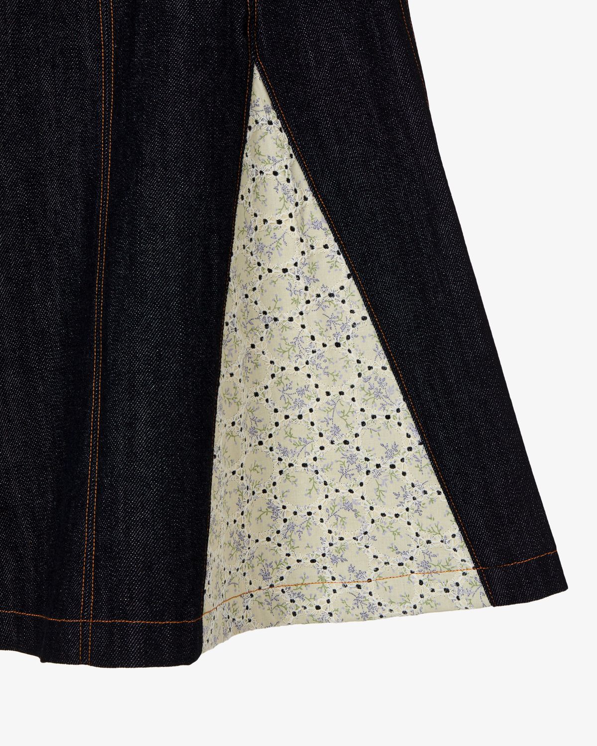 에이이에이이(AEAE) FLARE DENIM SKIRT [INDIGO]