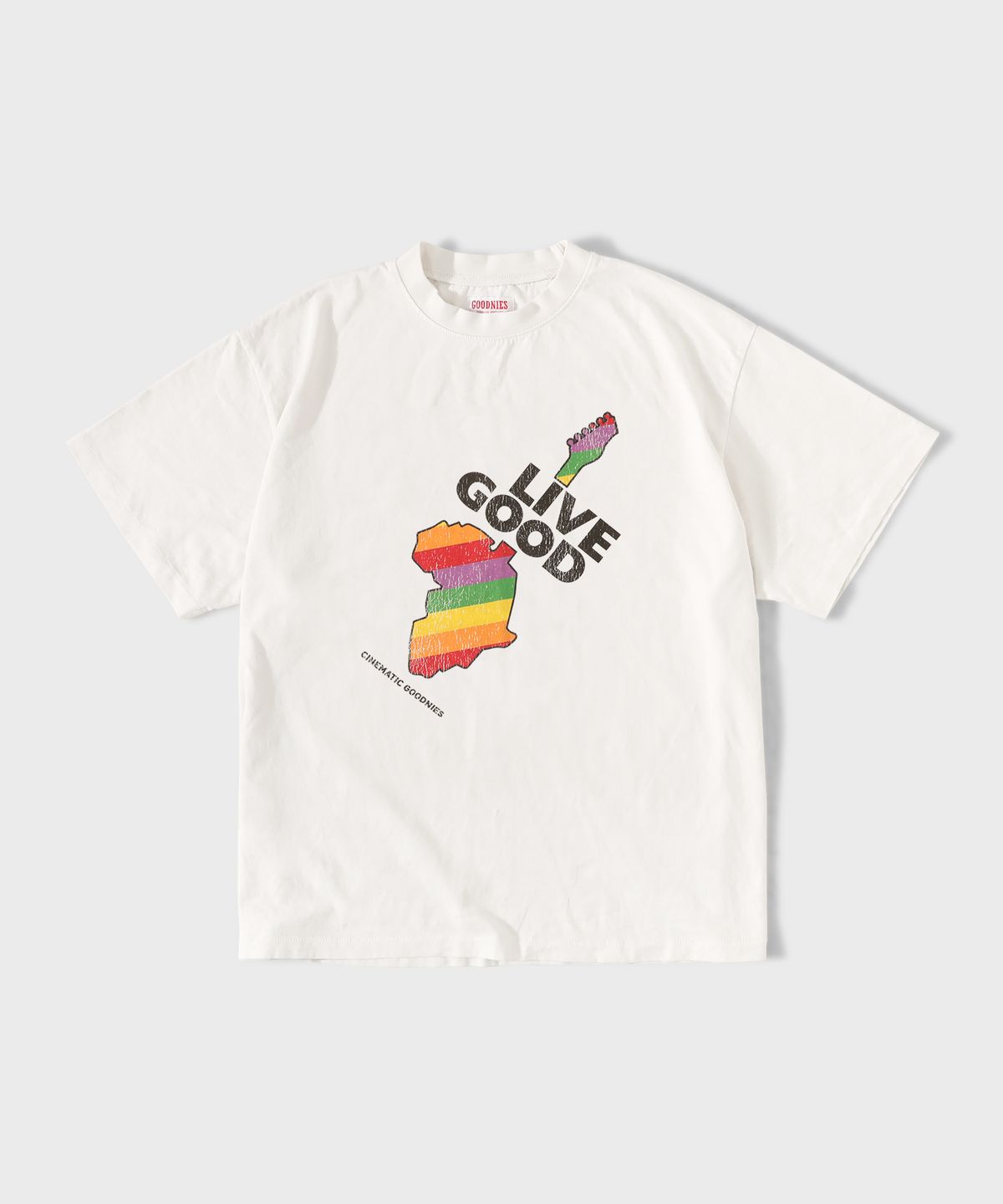 굿니스(GOODNIES) 라이브 굿  티셔츠
