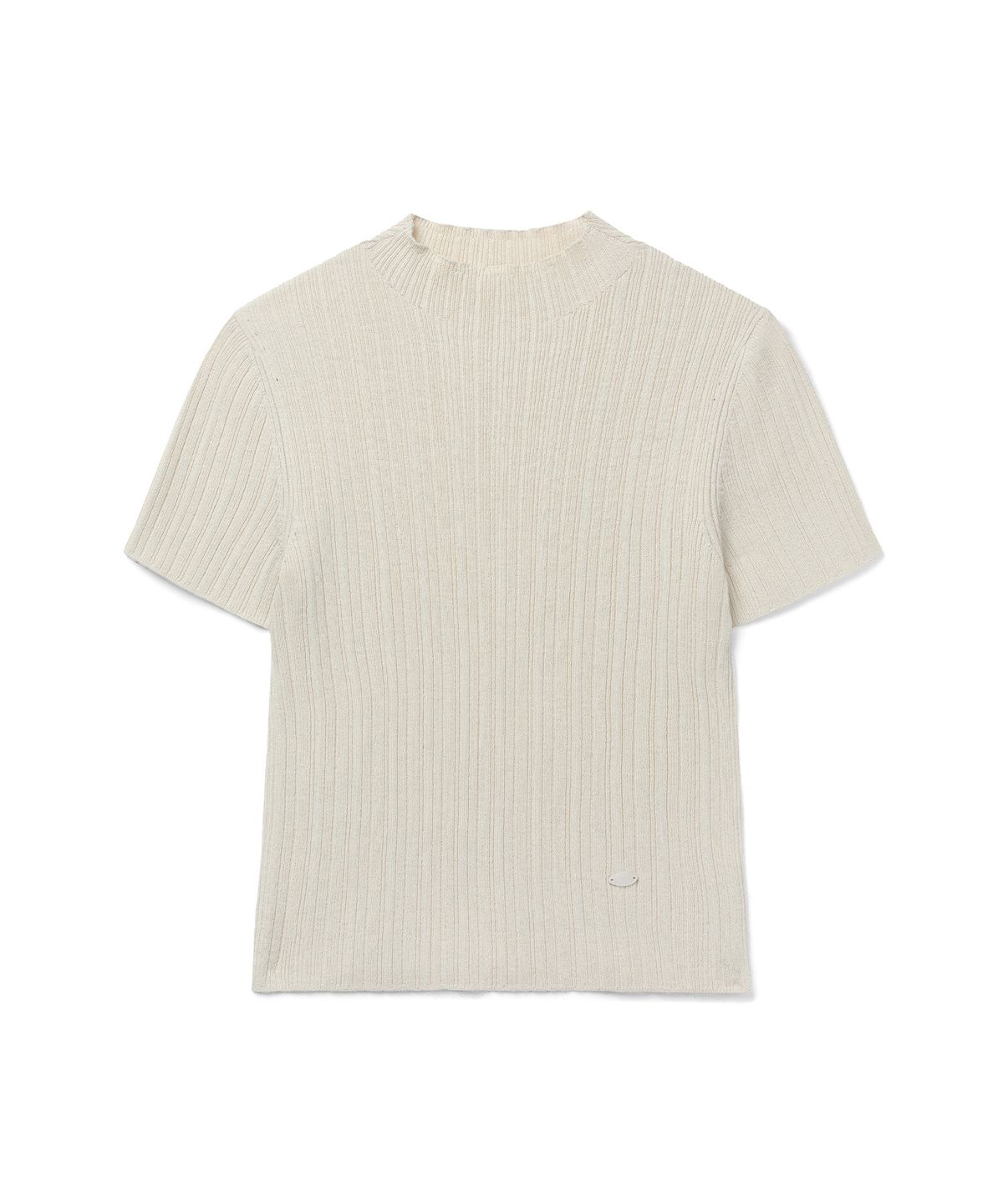 커스텀어클락 우먼(COSTUMEOCLOCK WOMAN) [ITALY] 슬림 모크넥 골지 하프 니트 5 COLOR COWKT014