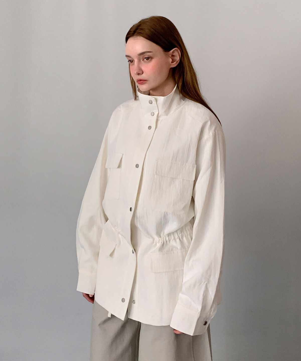 바스카라(VASCARA) Out Pocket String Jacket (3colors)
