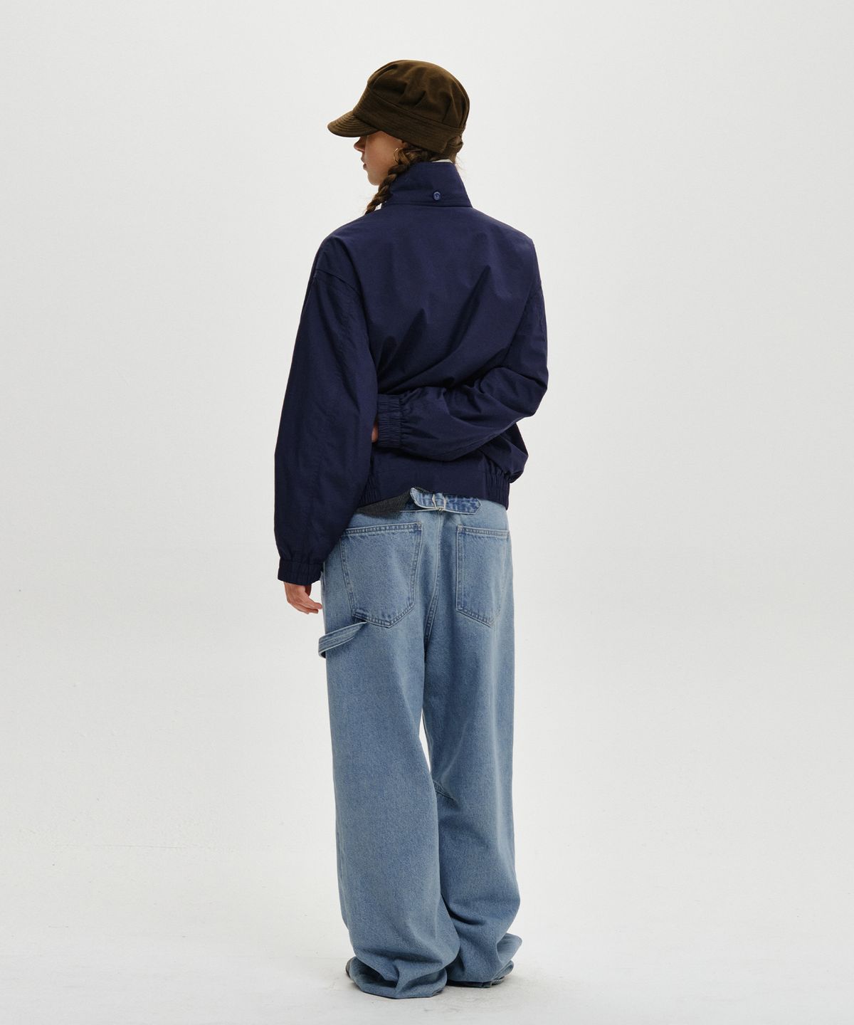 플리즈프로젝트(PLZPROJECT) CINCH-BACK DENIM PANTS, LIGHT BLUE
